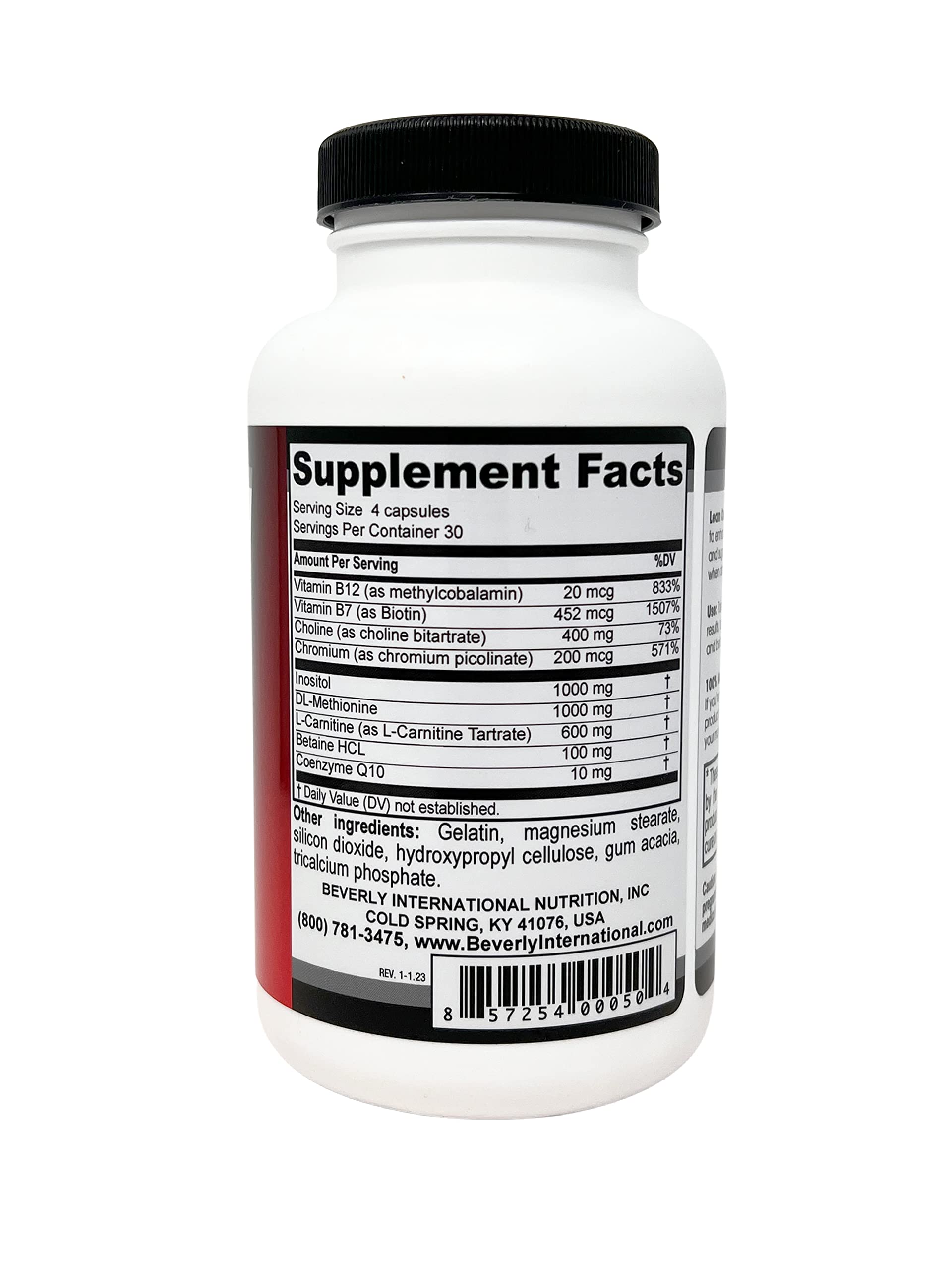 Beverly International Lean Out 120 caps. Fat Burner with Metabolic Support. Lipotropics. Beverly International buy supplements canada