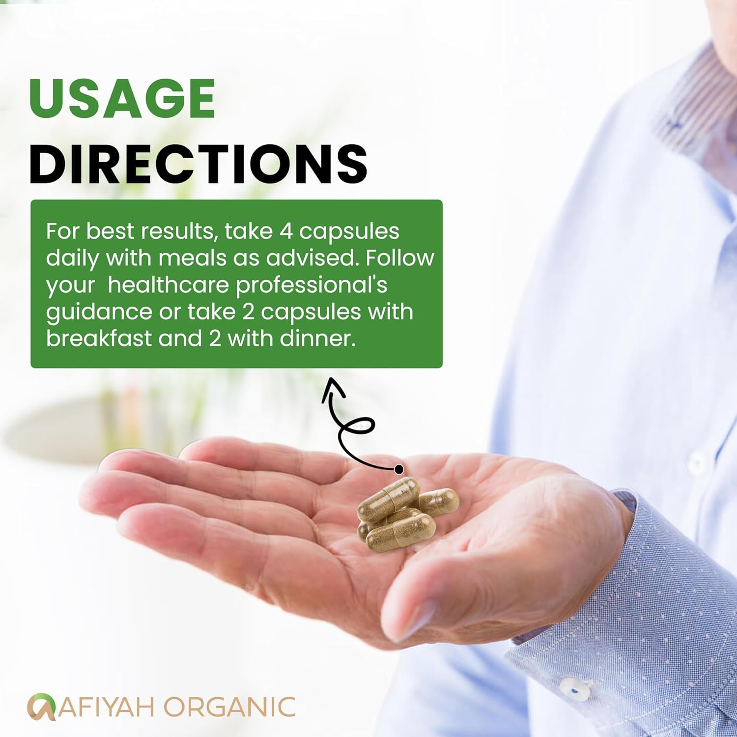Afiyah Organic - Premium Quality Costus Igneus (Insulin Plant) Capsules - Easy to Swallow 120 Veggie Capsules (1 Month Supply) - Made in the USA - Including Complete Health Support Program Afiyah Organic buy supplements canada