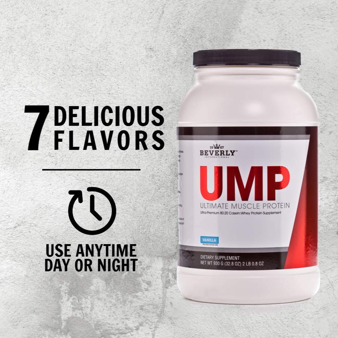 Beverly International UMP Protein Powder, Strawberry. Unique Whey-Casein Ratio Beverly International buy supplements canada