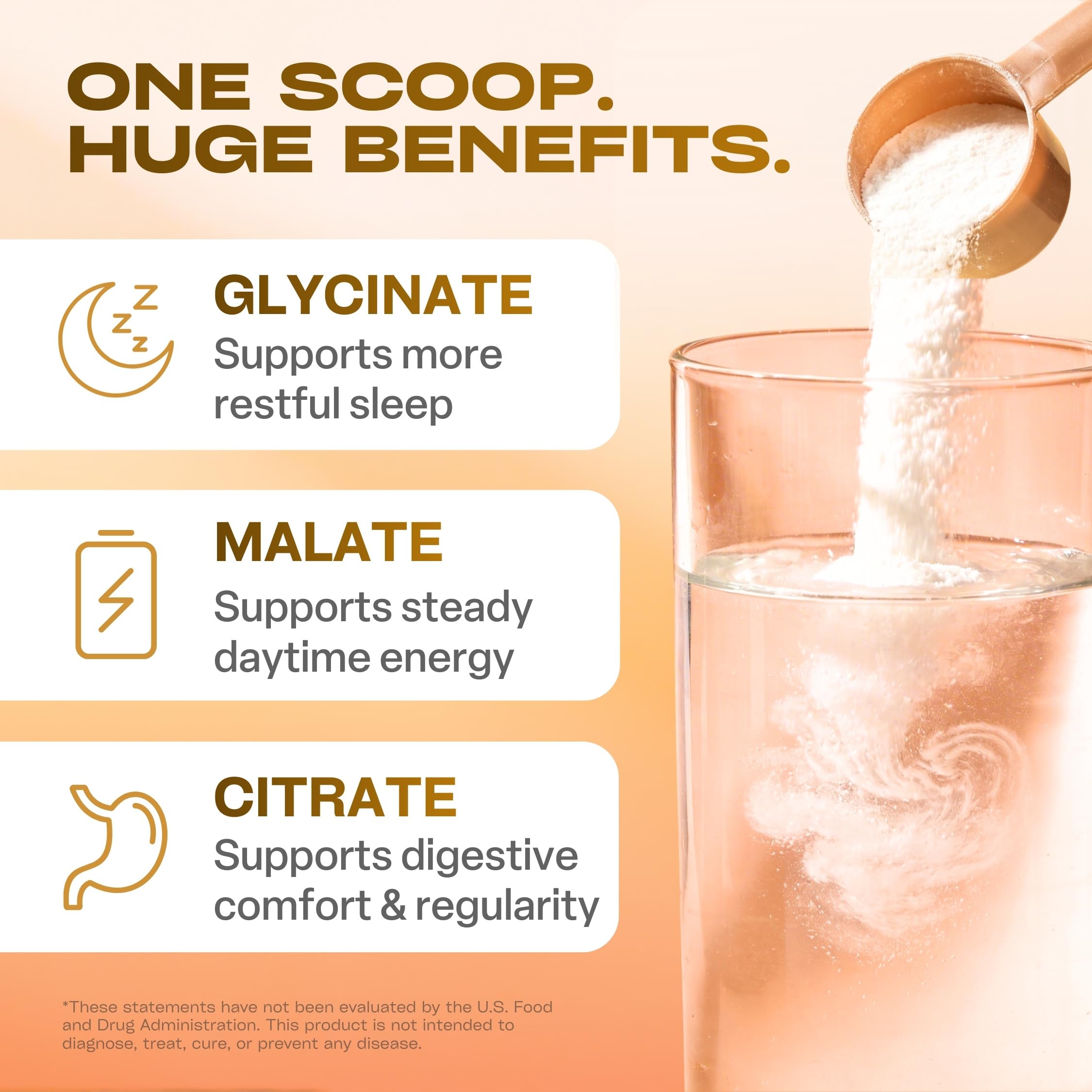 GoBiotix Magnesium Glycinate Powder – Cortisol Supplements for Women and Men – High Absorption Magnesium Complex Calm Supplement with Citrate, Malate – Sugar Free – 420 mg, 60 Servings - Honey Citrus GOBIOTIX buy supplements canada