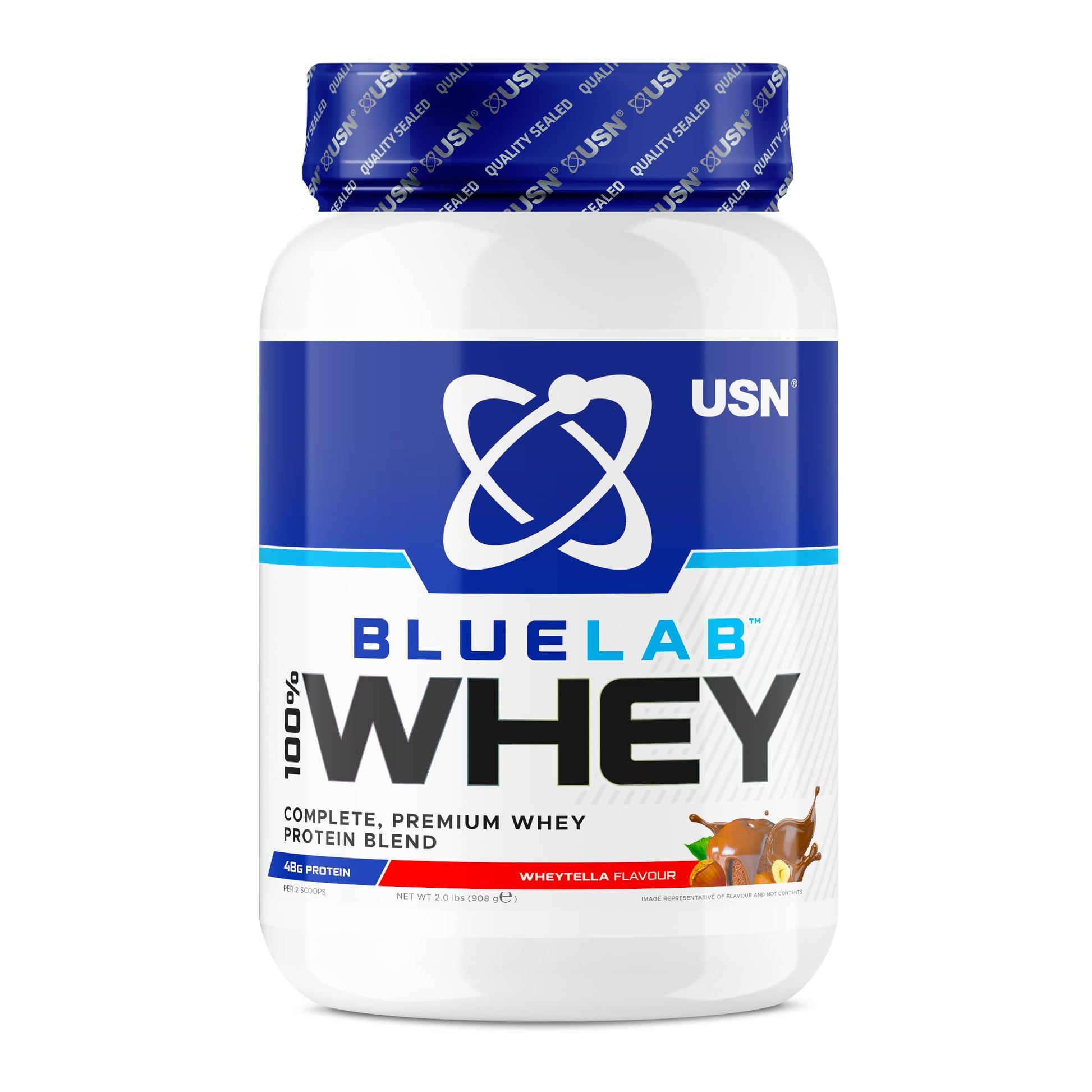 USN Blue Lab Whey Protein Powder: Wheytella - Whey Protein 908g - Post-Workout USN buy supplements canada