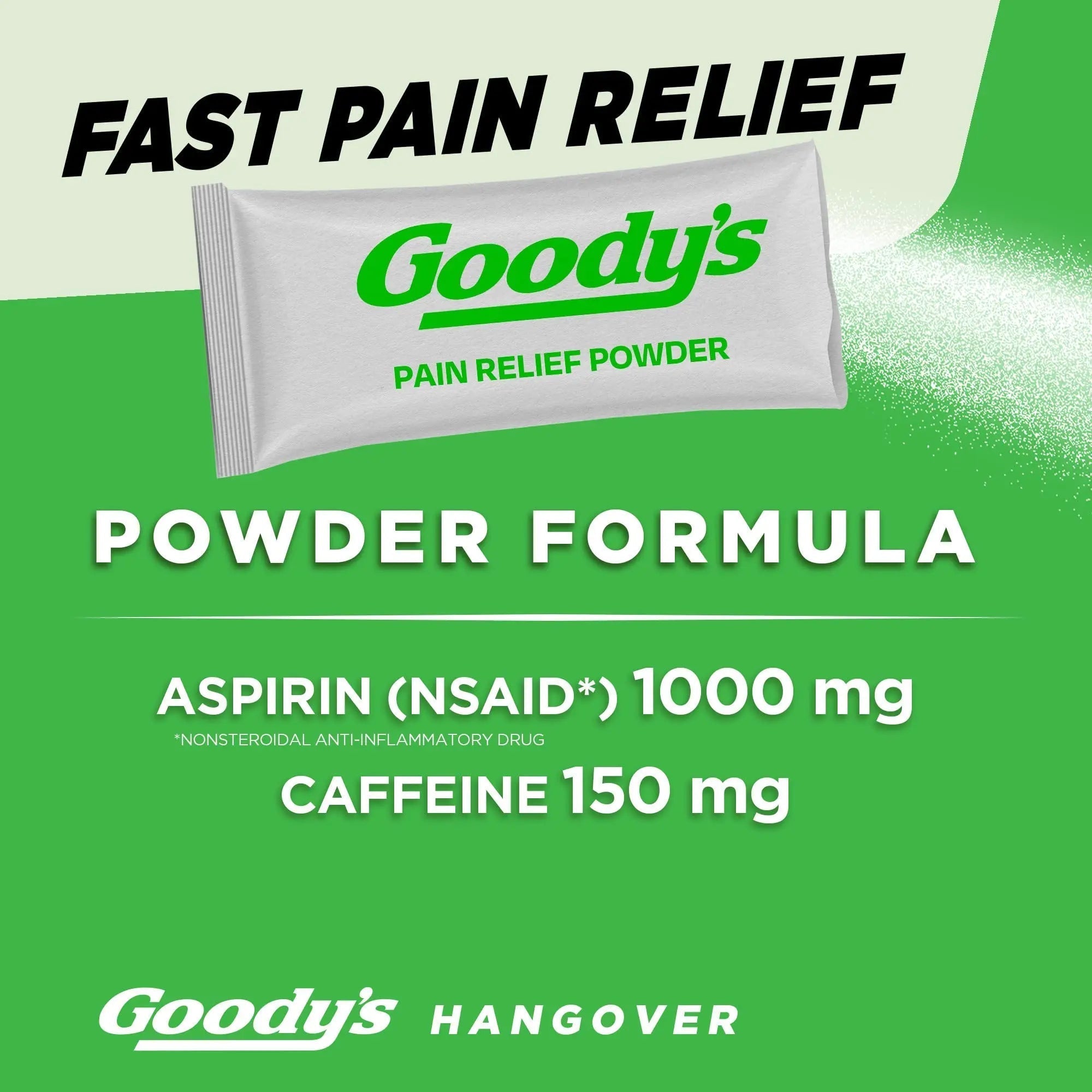 Goody's Hangover Powders, Fast Pain Relief & Boost of Alertness Berry Citrus, 4 ct (Pack of 1) Goody's buy supplements canada
