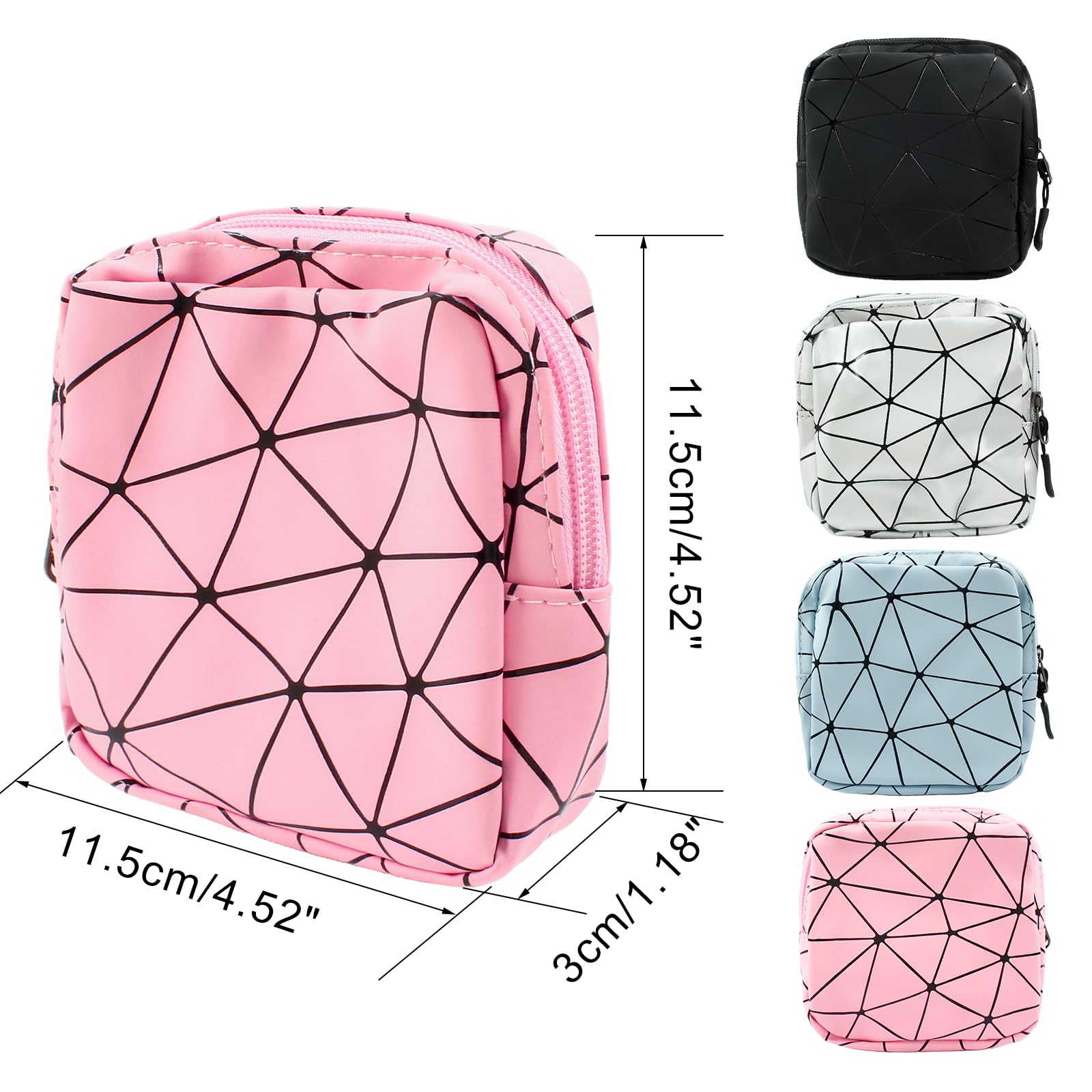 Uenhoy 4 Pcs Sanitary Napkin Storage Bags with Zipper, Portable Waterproof Menstrual Cup Uenhoy buy supplements canada