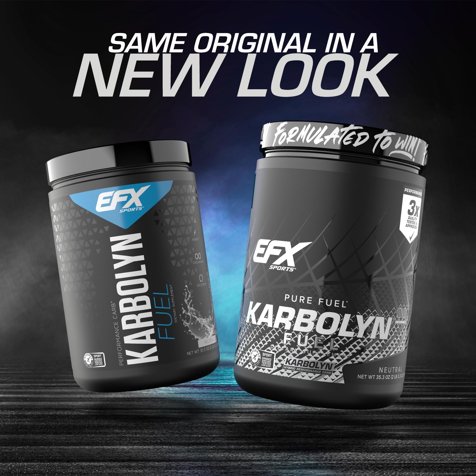 EFX Sports Karbolyn Fuel | Fast-Absorbing Carbohydrate Powder | Carb Load, Sustained Energy, Quick Recovery | Stimulant Free | 20 Servings (Neutral) EFX Sports buy supplements canada