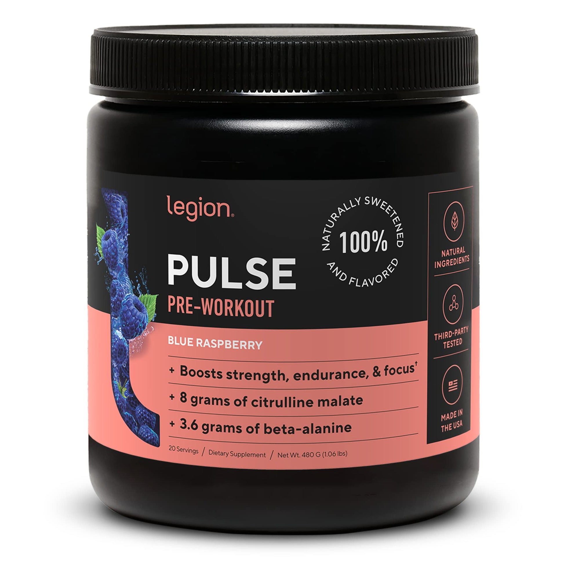 LEGION Pulse Pre Workout Supplement - All Natural Nitric Oxide Preworkout Drink to Boost LEGION buy supplements canada