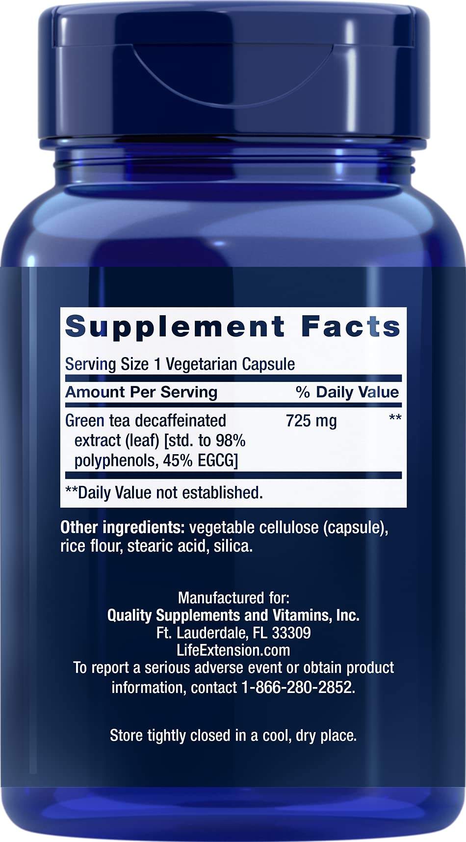 Life Extension Decaffeinated Mega Green Tea Extract – Polyphenol-Rich, Cell Health Life Extension buy supplements canada