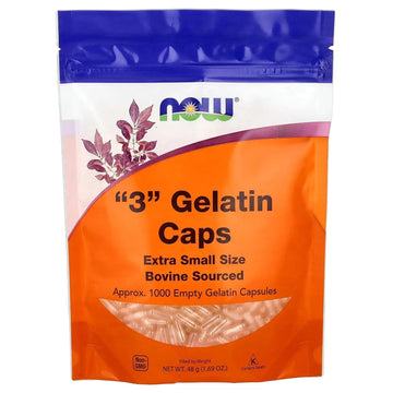 Now Foods Empty Gel Caps #3 1000 Caps NOW Foods buy supplements canada