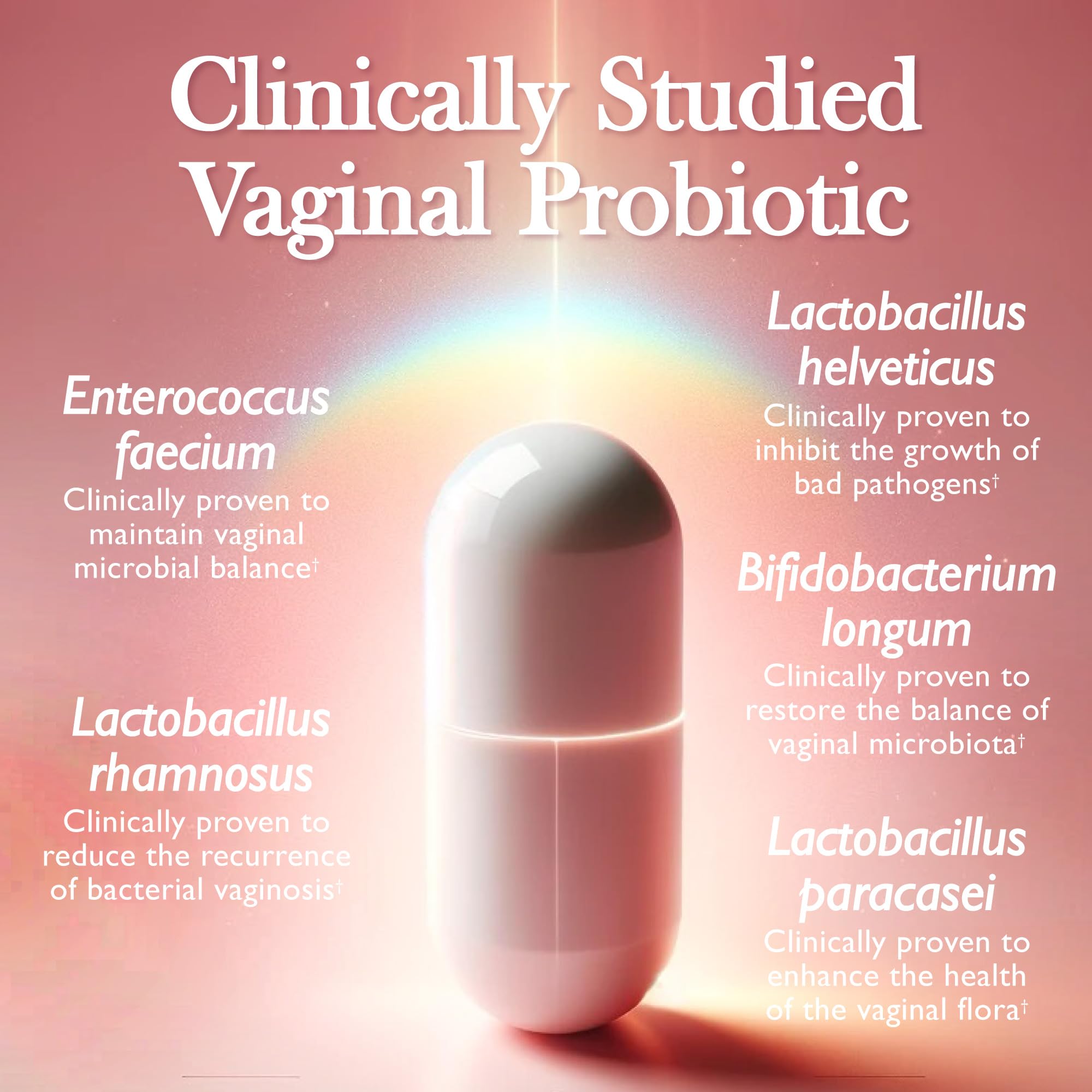 Amy Suzanne Vaginal Probiotics for Women - 10 Billion CFU Probiotic for pH Balance and Urinary Tract Health Amy Suzanne buy supplements canada