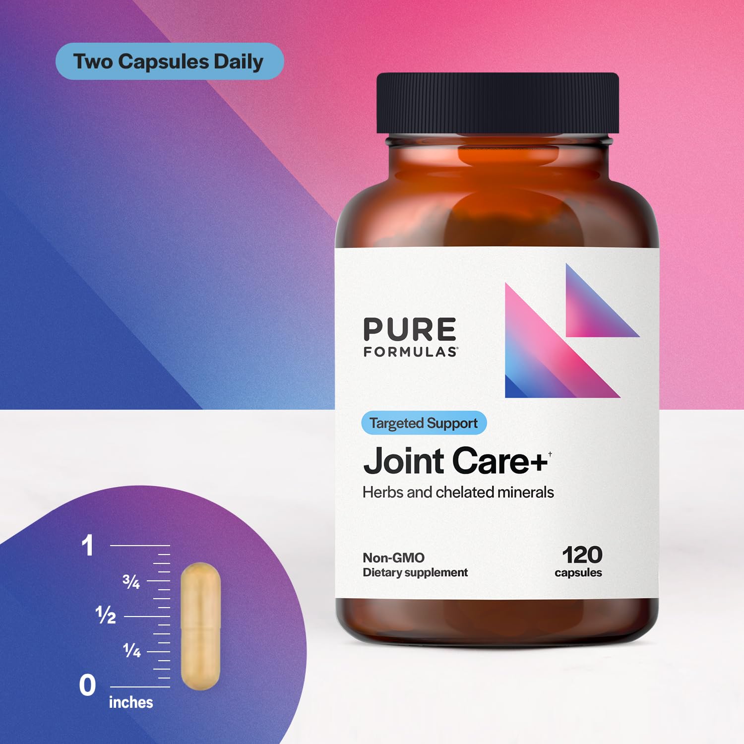 PureFormulas Joint Care + - Premium Joint Support Supplement with Hyaluronic Acid, Glucosamine, MSM, Green Lipped Mussel, Turmeric & More - Non-GMO Formula for Adults (120 Capsules) PureFormulas buy supplements canada