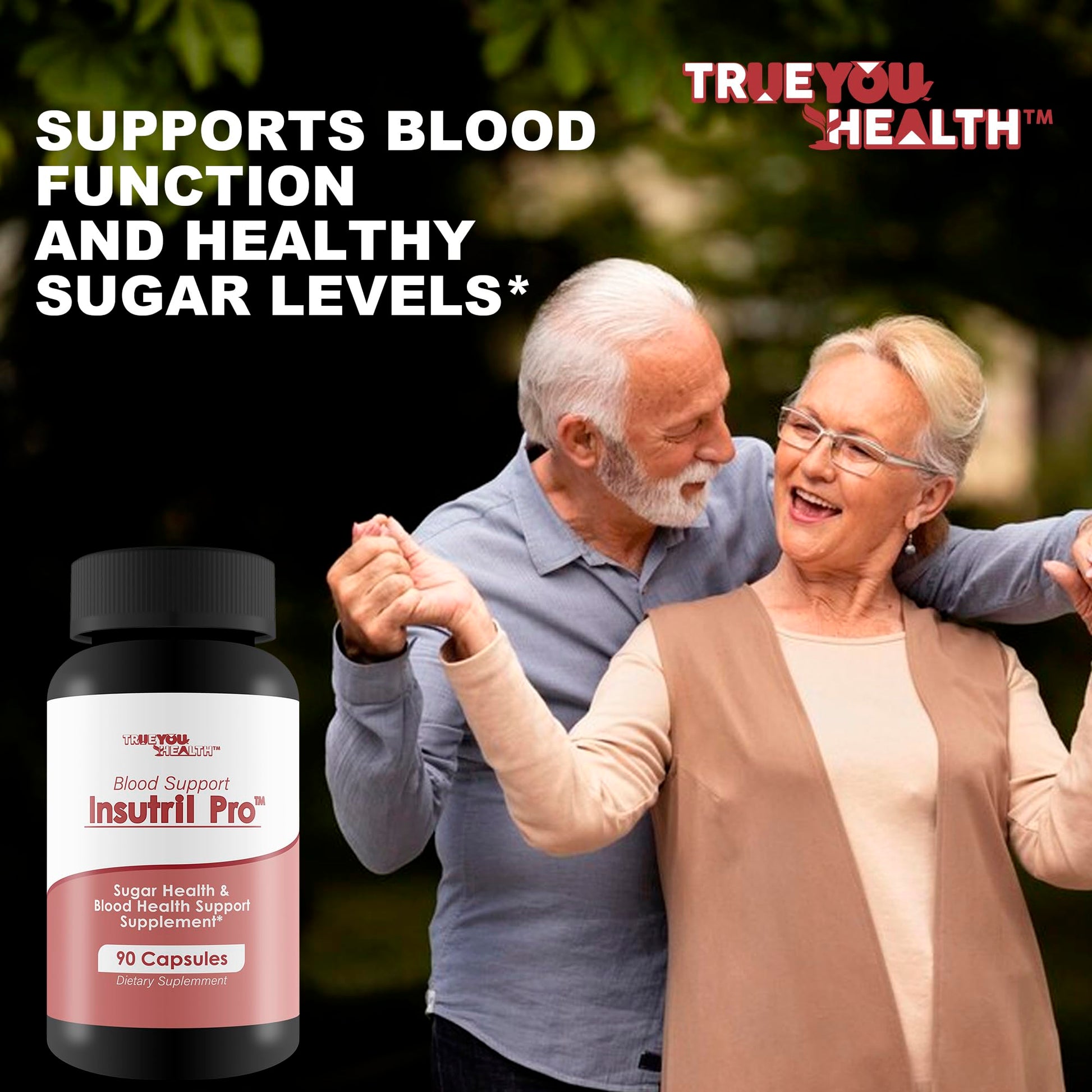 Blood Support Insutril Pro - Our Best Sugar Health & Blood Health Support Supplement - Circulatory Health Support - Blood Balance Blood Boost Blood Circulation Supplements - Health Blood Balance Pills True You Health buy supplements canada