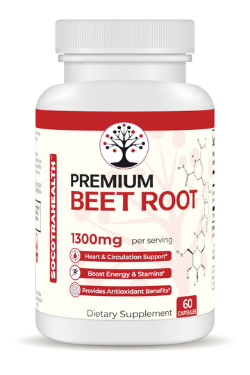 Socotra Health Beet Root Capsules - Made with Premium Organic Beetroot Powder Socotra Health buy supplements canada