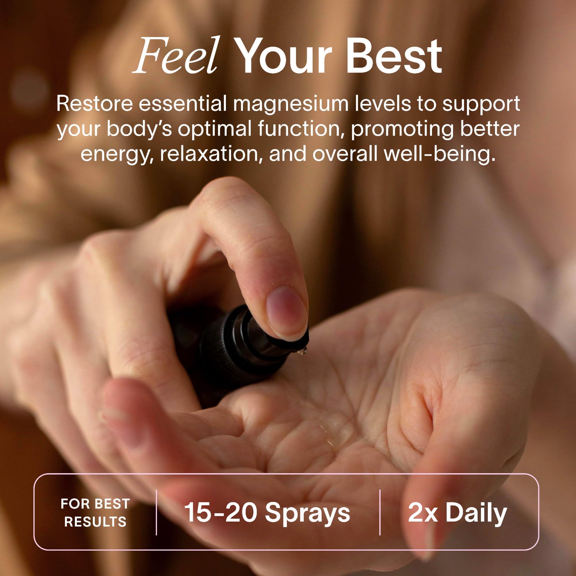Ladywell Topical Magnesium Oil Spray | Mood, Cycle & Stress Support | PMS, PCOS, Fertility, Menopause, Hormone Balance, Cramps | Pure Magnesium Chloride, Science-Backed | Rapid Skin Absorption Ladywell buy supplements canada