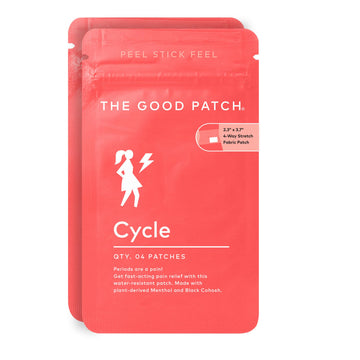 The Good Patch Cycle Period Pain Patch for Cramps, Natural Patch with Menthol, Black Cohosh, Plant Powered Wearable Wellness, Large Sized (8 Total Patches) The Good Patch buy supplements canada