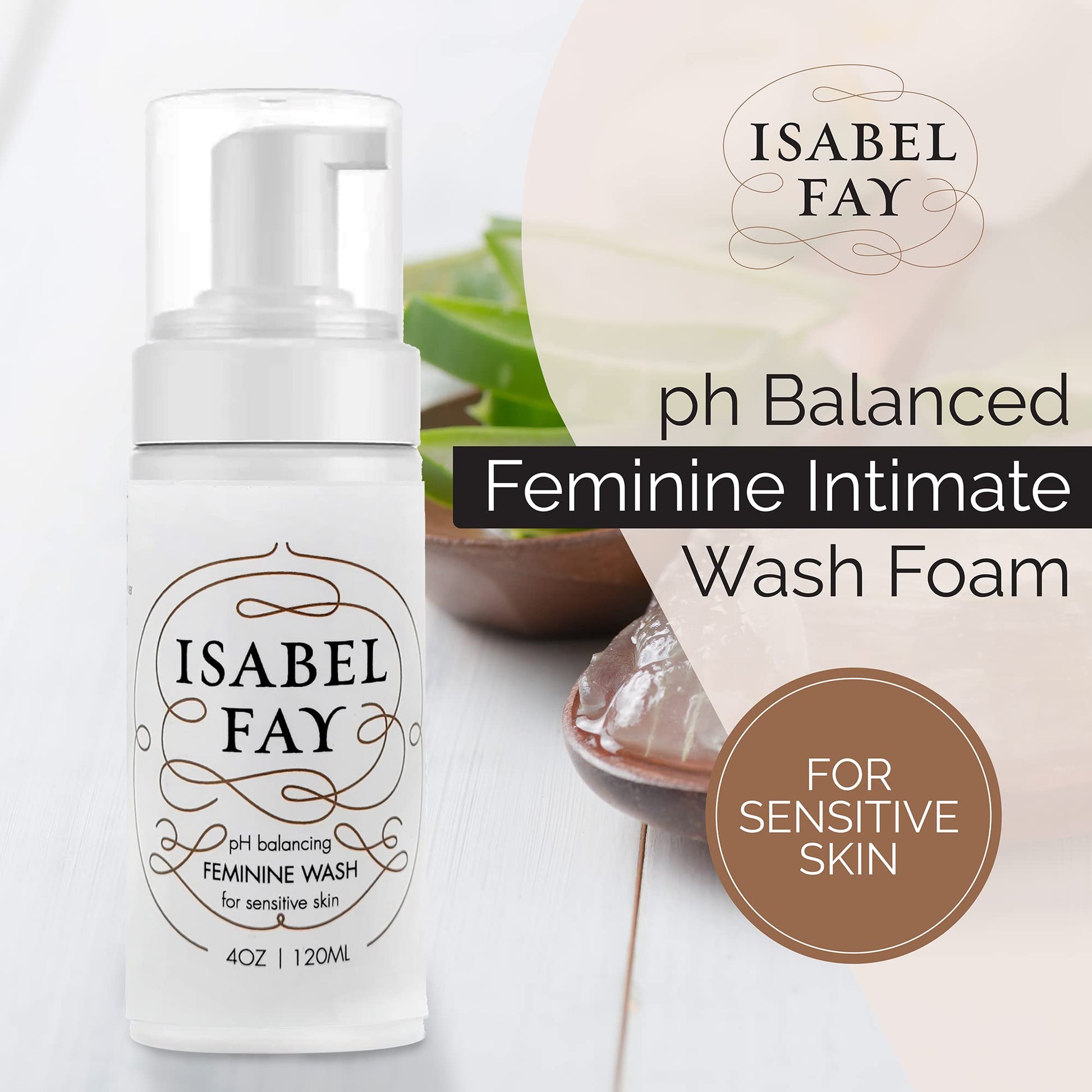Isabel Fay ph Balanced Feminine Intimate Foam Wash gentle and safe for sensitive skin Isabel Fay buy supplements canada