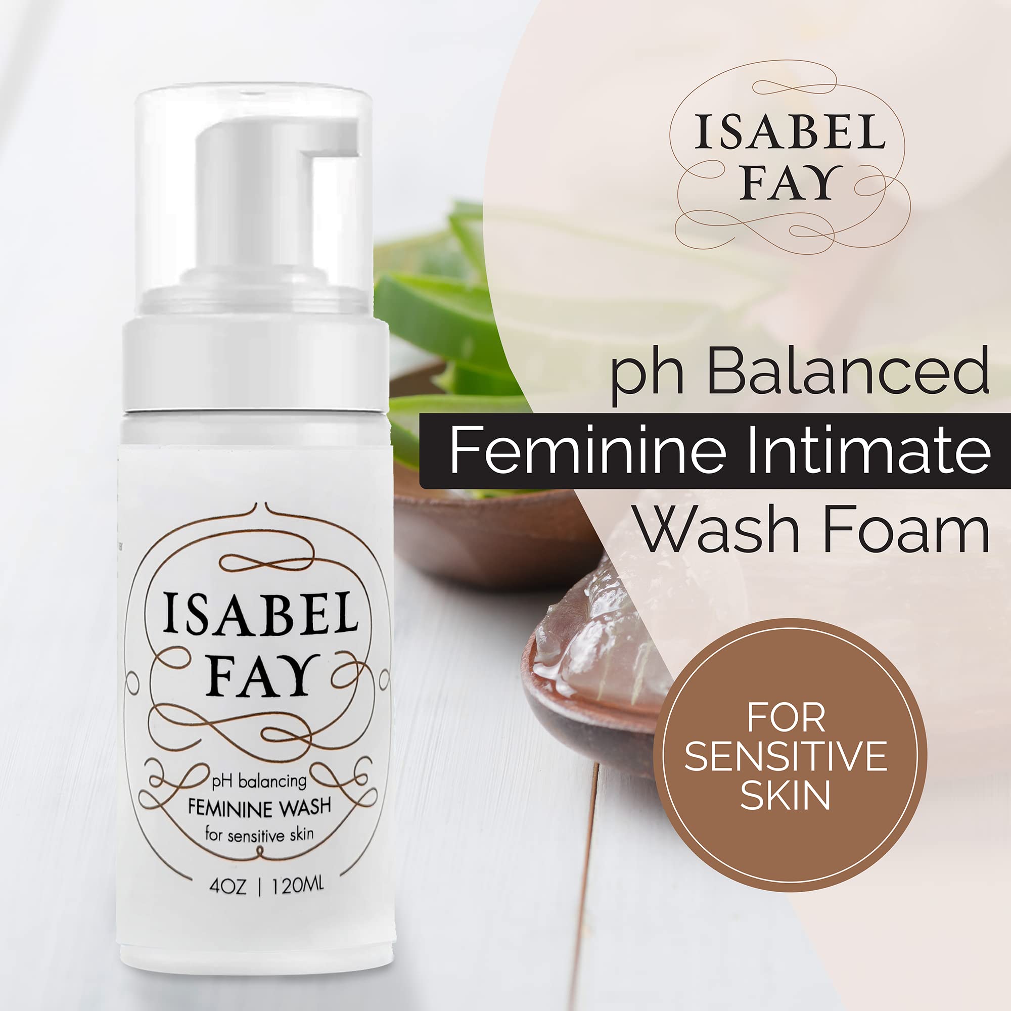 Isabel Fay ph Balanced Feminine Intimate Foam Wash gentle and safe for sensitive skin Isabel Fay buy supplements canada