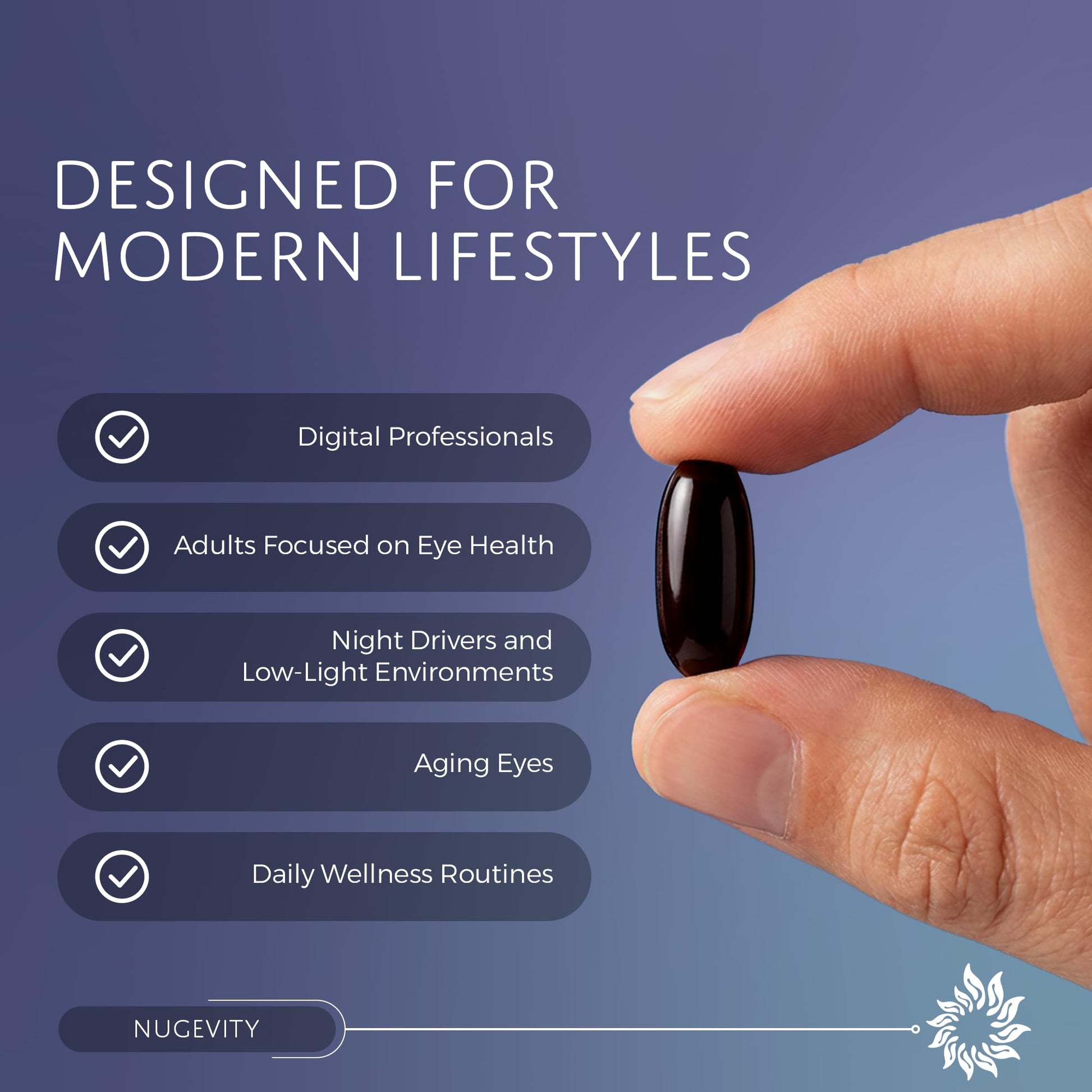 Nugevity OS2 Ocular Support Solution - Patented Eye Vitamins for Macular Health, Dry Eye and Blue Light - Lutein, Zeaxanthin, Omega 3, Astaxanthin and AREDS2 Supplements, Co-Developed by NASA, 90 ct Nugevity buy supplements canada