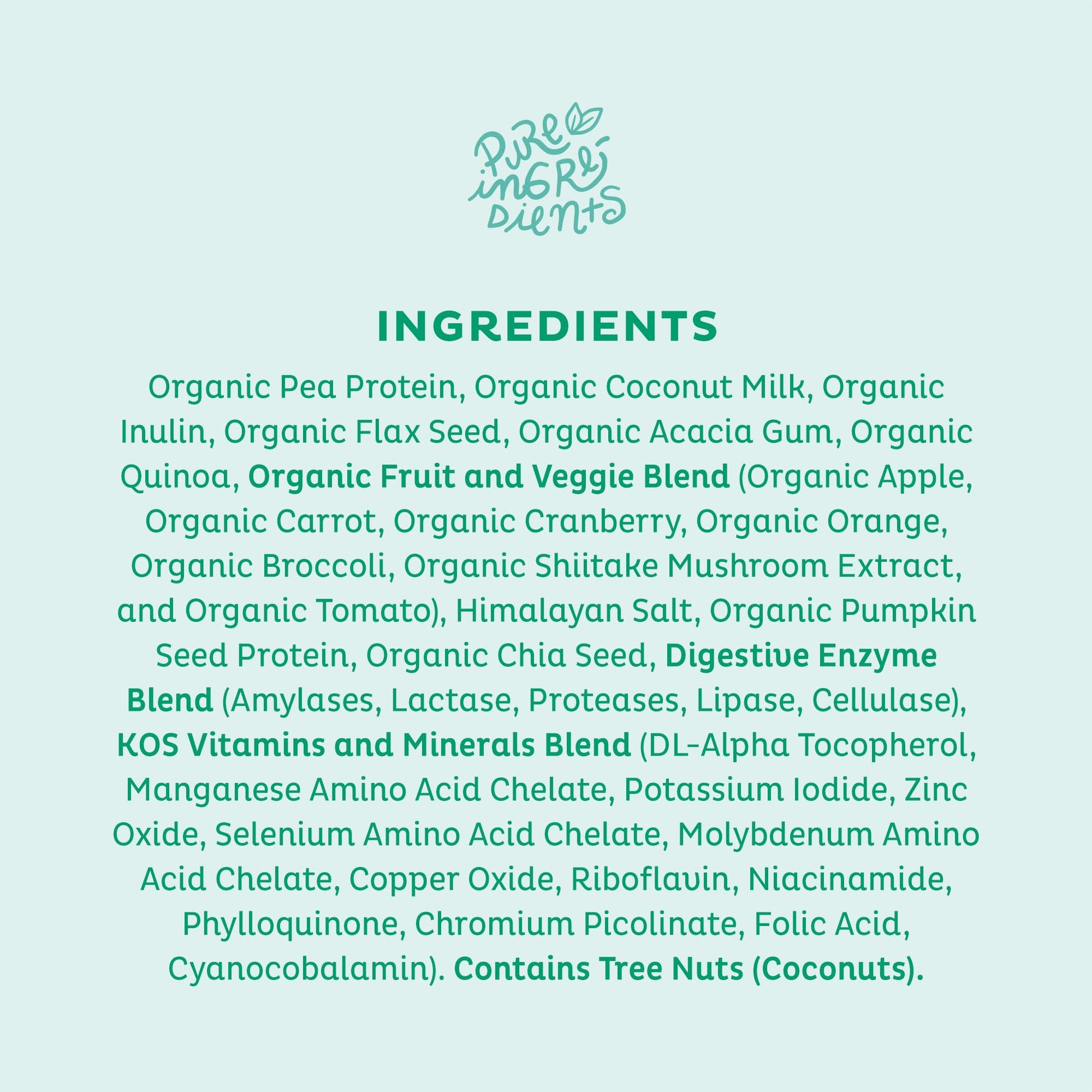 KOS Vegan Protein Powder, Unflavored & Unsweetened - Low Carb Pea Protein Blend KOS buy supplements canada