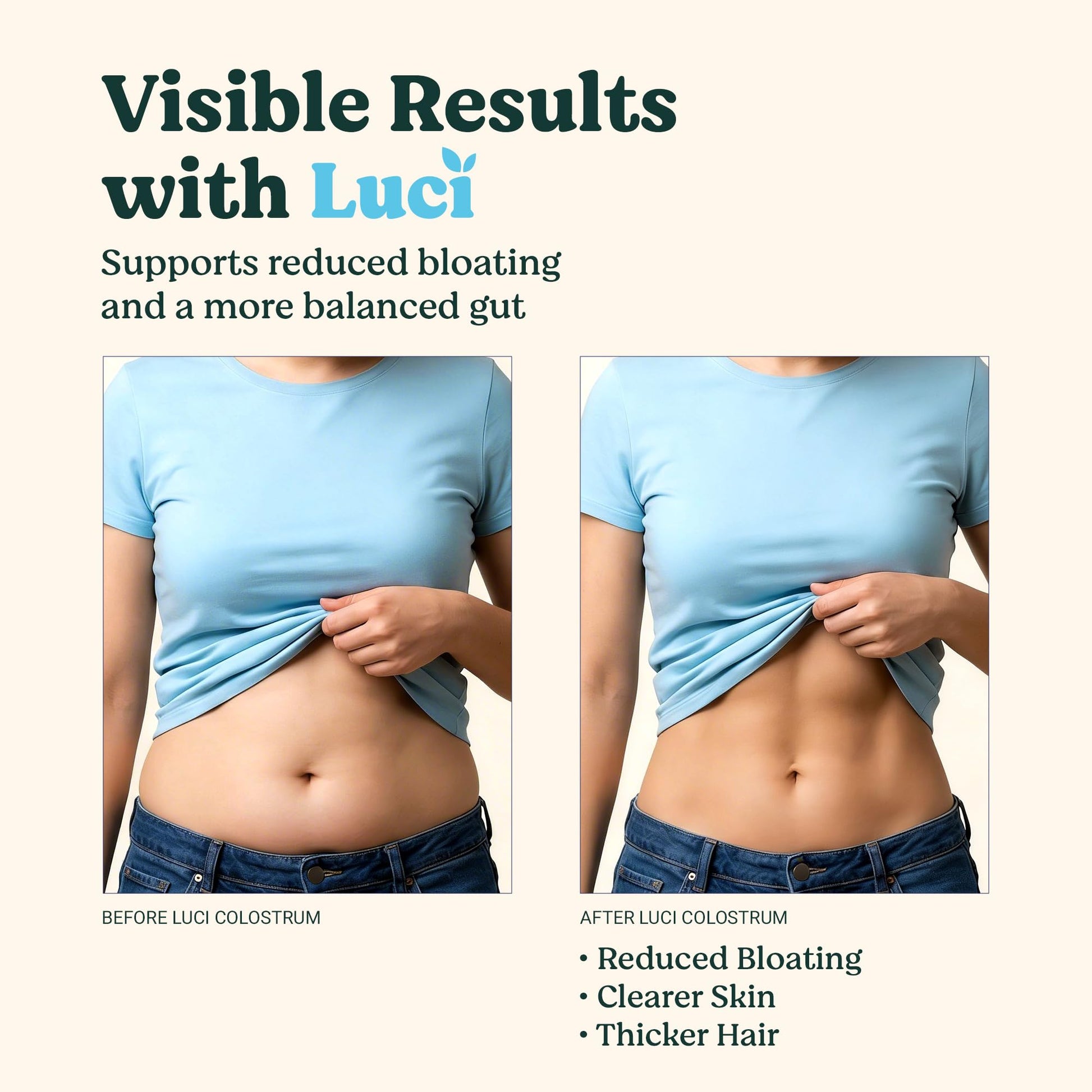 Luci Colostrum Powder 60 Servings, 3 in 1 with Collagen Peptides and Acai, Bovine Colostrum for Gut Health, Bloating, Collagen Protein for Muscle, Skin, Hair, Nails and Immunity, Gluten & Fat Free Luci Nutrition buy supplements canada