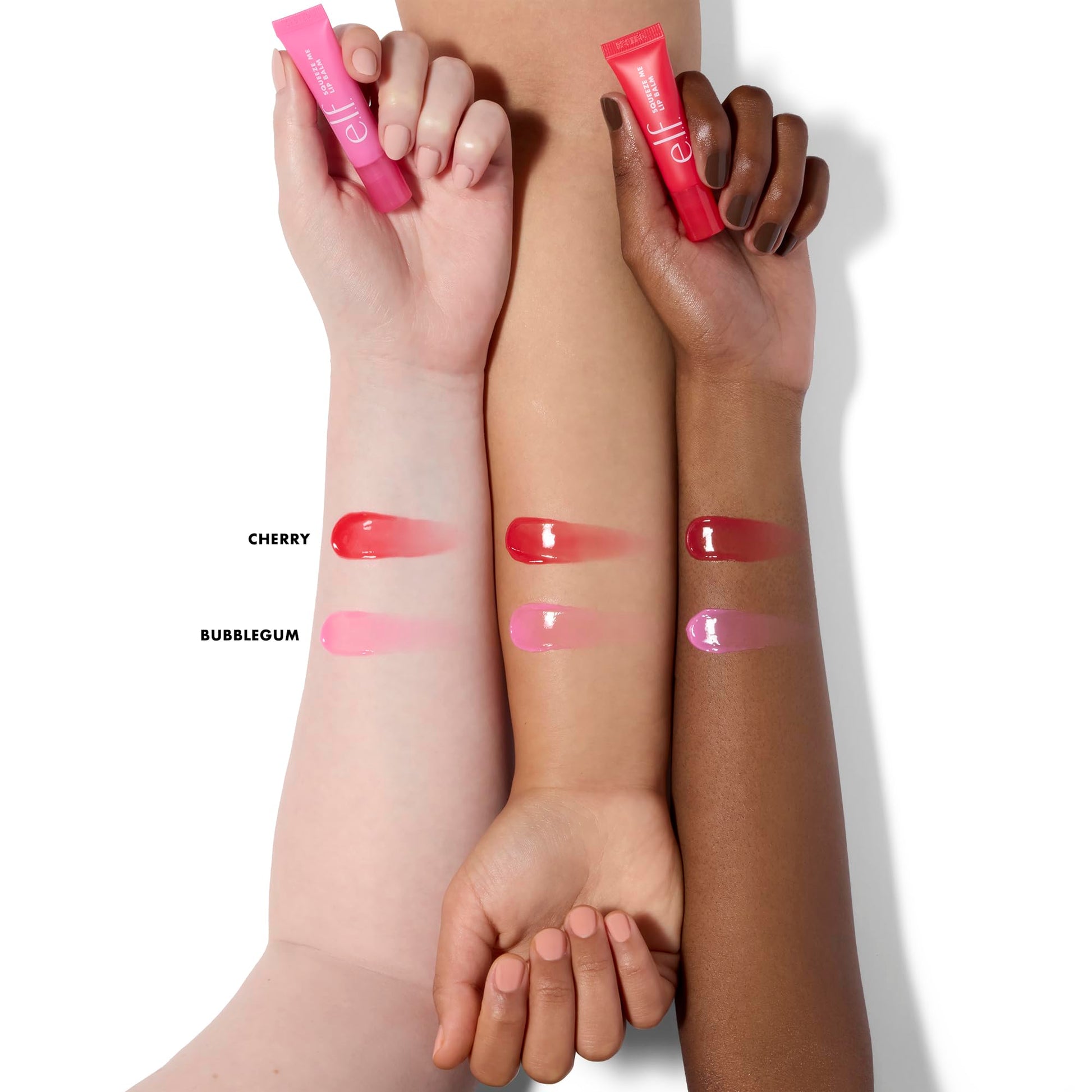 e.l.f. Squeeze Me More Lip Balm Duo, Moisturizing Balm For A Sheer Tint Of Color, Made With Hyaluronic Acid, Vegan & Cruelty-Free, Cherry & Bubblegum e.l.f. buy supplements canada