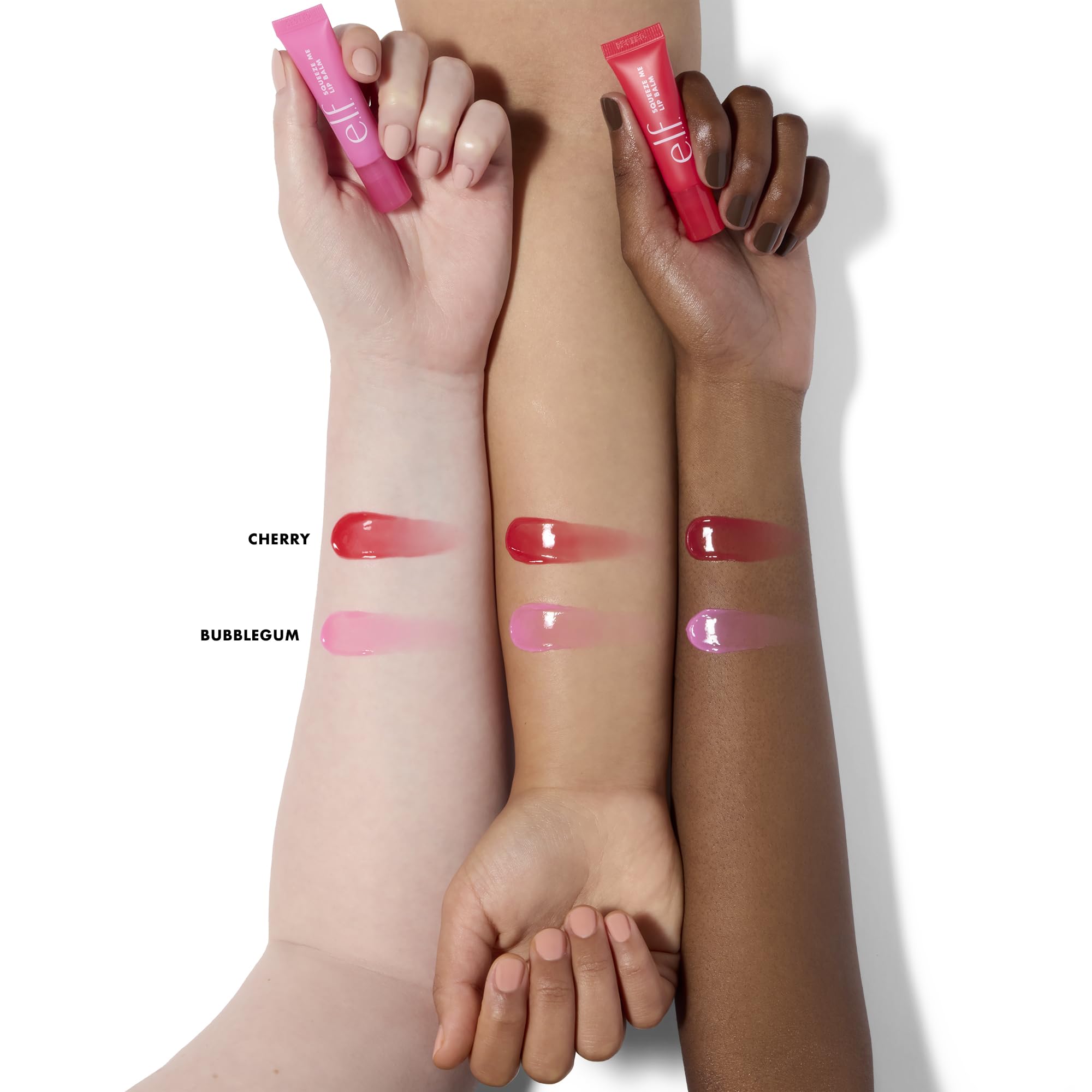 e.l.f. Squeeze Me More Lip Balm Duo, Moisturizing Balm For A Sheer Tint Of Color, Made With Hyaluronic Acid, Vegan & Cruelty-Free, Cherry & Bubblegum e.l.f. buy supplements canada