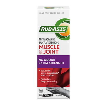 RUB A535 ULTRA STRENGTH NO ODOUR CREAM For Deep Penetrating Relief of Muscle, Joint & Arthritic Pain 100 g Rub A535 buy supplements canada