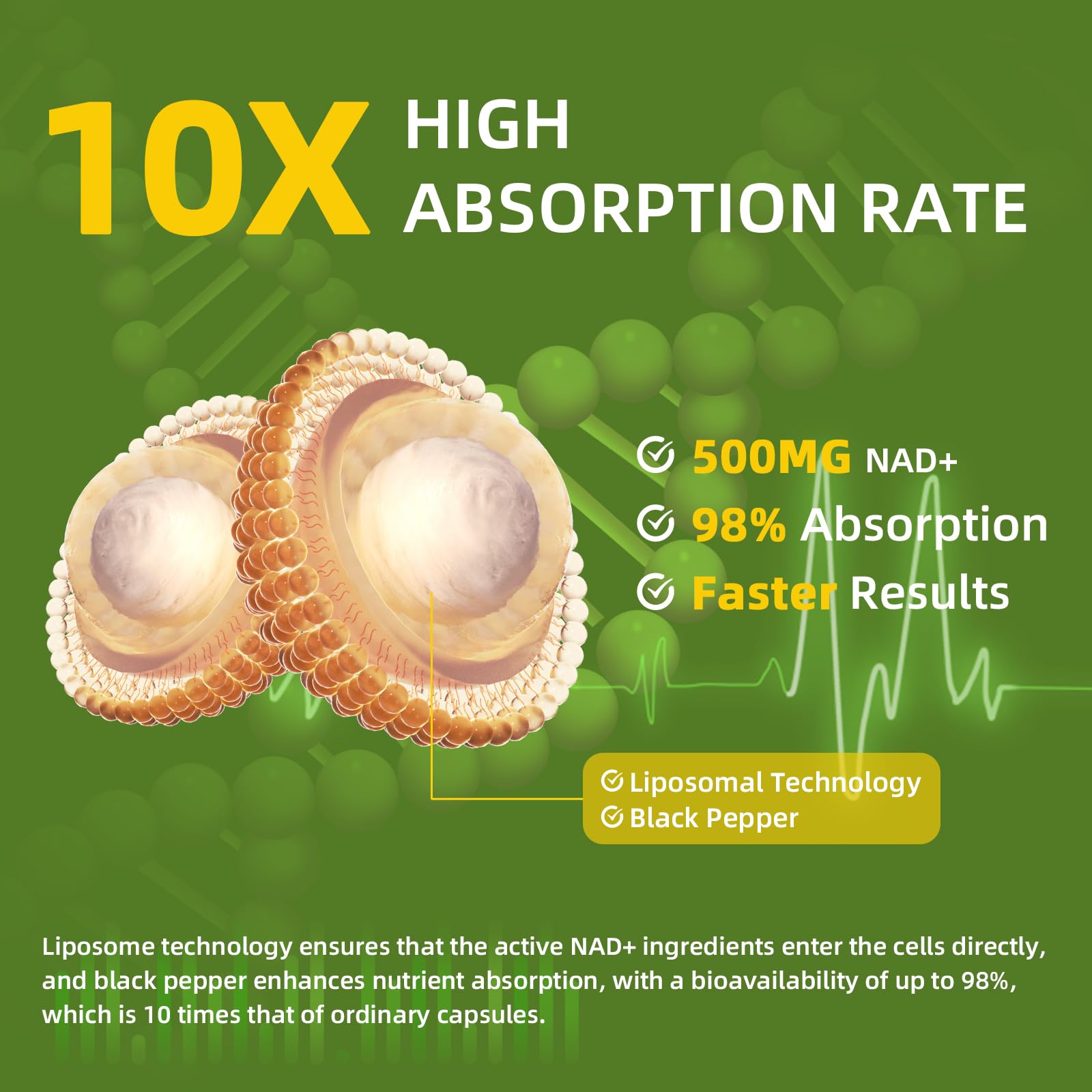 NAD+ Supplement for Women with Resveratrol , 20-in-1 NAD Plus Supplement with Liposomal Nicotinamide Riboside Boost NAD+ Levels for Cell Repair Energy, Antioxidant,Focus - 60 Vegan Capsules GREENPEOPLE buy supplements canada