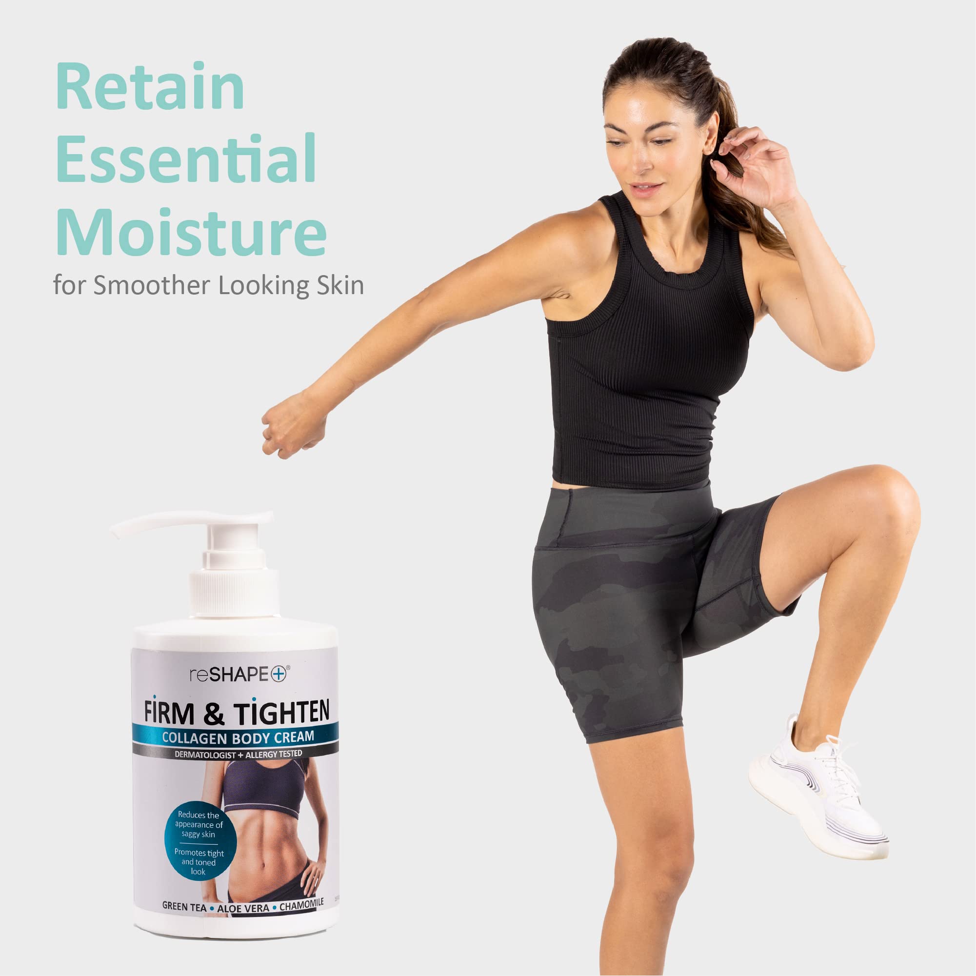 Reshape+ Collagen Body & Face Cream Moisturizing Skin Care Lotion, Skin Tightening Cellulite Reshape+ buy supplements canada