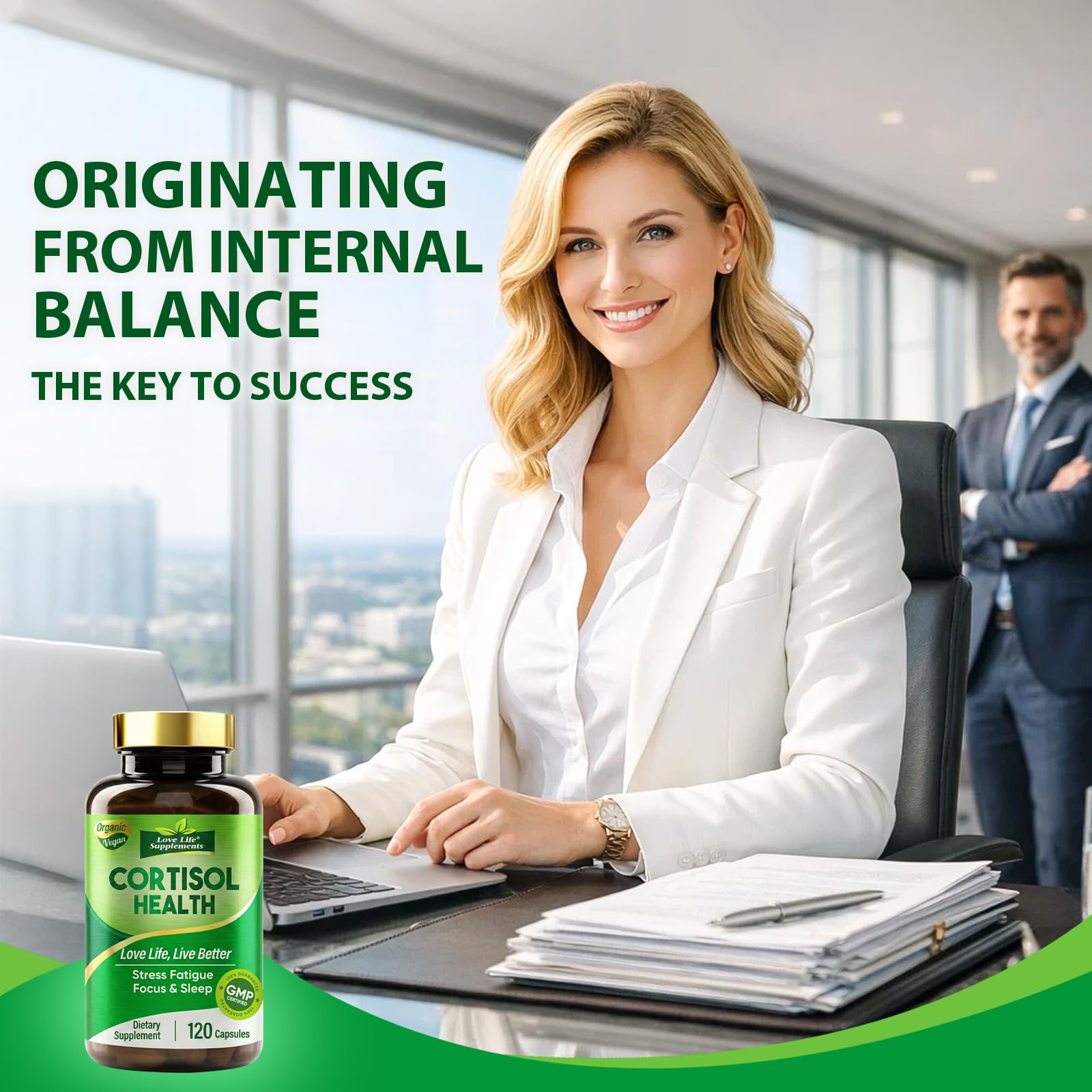 Cortisol Supplements for Women/Men, Advanced Stress & Cortisol Support with Ashwagandha & Rhodiola Rosea, Promotes Relaxation, Mood, Focus, and Restful Sleep for Men and Women, 120 Capsules Love Life Supplements buy supplements canada