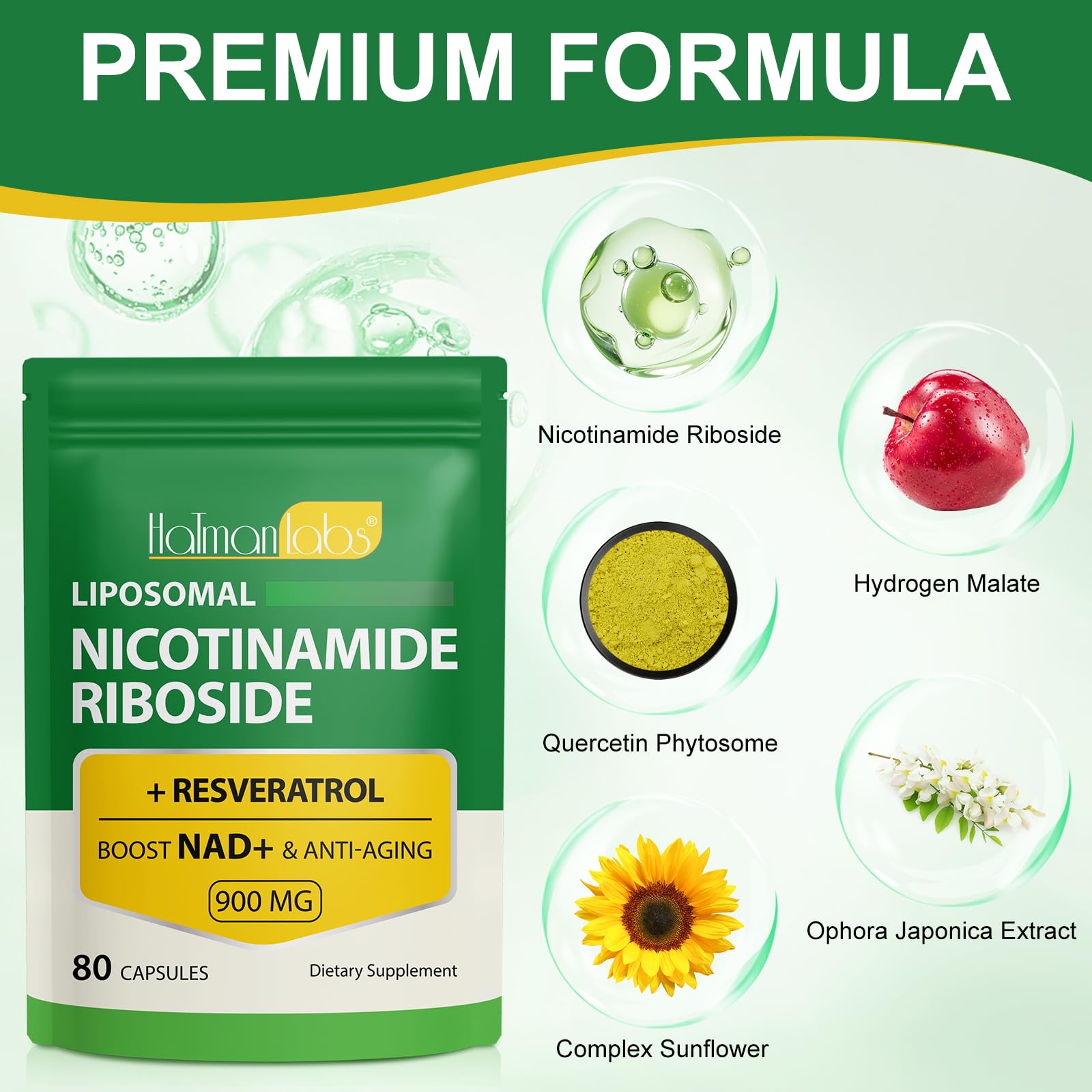 NAD Supplement - Liposomal Nicotinamide Riboside 900mg, Resveratrol, Quercetin - High Purity NAD Supplement for Energy, Support Cellular Health, Stamina & Healthy Aging - Ultra Strength 80 Capsules MXCZBSM buy supplements canada
