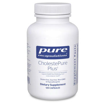 Pure Encapsulations CholestePure Plus 120's - Supports Lipid Metabolism & Heart Health* - Berberine Supplement - with Citrus Bergamot - Gluten Free & Non-GMO - 120 Capsules Pure Encapsulations buy supplements canada