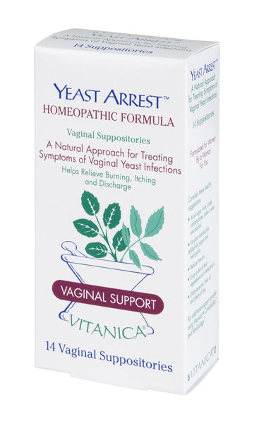 Vitanica Yeast Arrest, Homeopathic Vaginal Suppositories, for Yeast Infection Symptoms Vitanica buy supplements canada