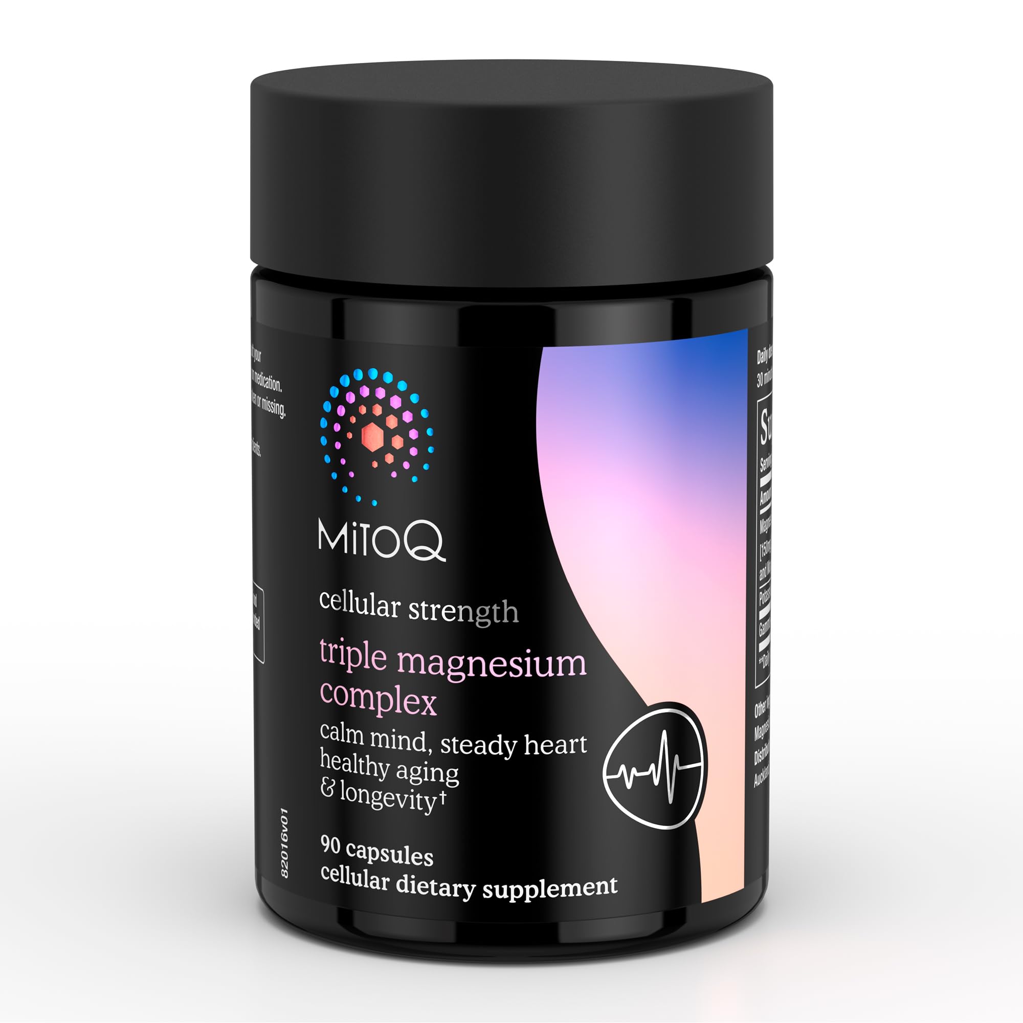 MitoQ Triple Magnesium Complex | Magnesium Glycinate, Taurinate, Oxide with GABA for Heart Health, Stress Management, & Deeper Sleep | High Absorption | 90 Capsules MitoQ buy supplements canada