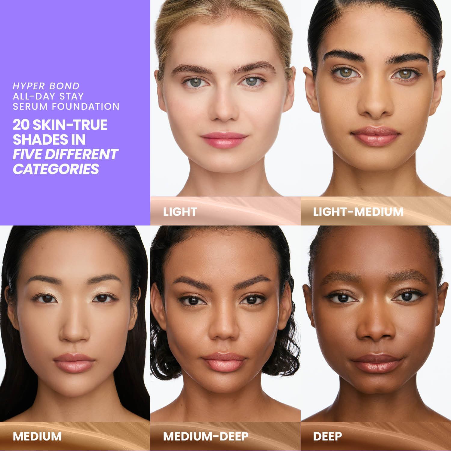 Wonderskin Hyper Bond All-Day Stay Serum Foundation – Waterproof, Transfer-Proof, 24HR Longwear Face Makeup with Niacinamide & Hyaluronic Acid – Lightweight, Natural Finish (Moonstone) Wonderskin buy supplements canada