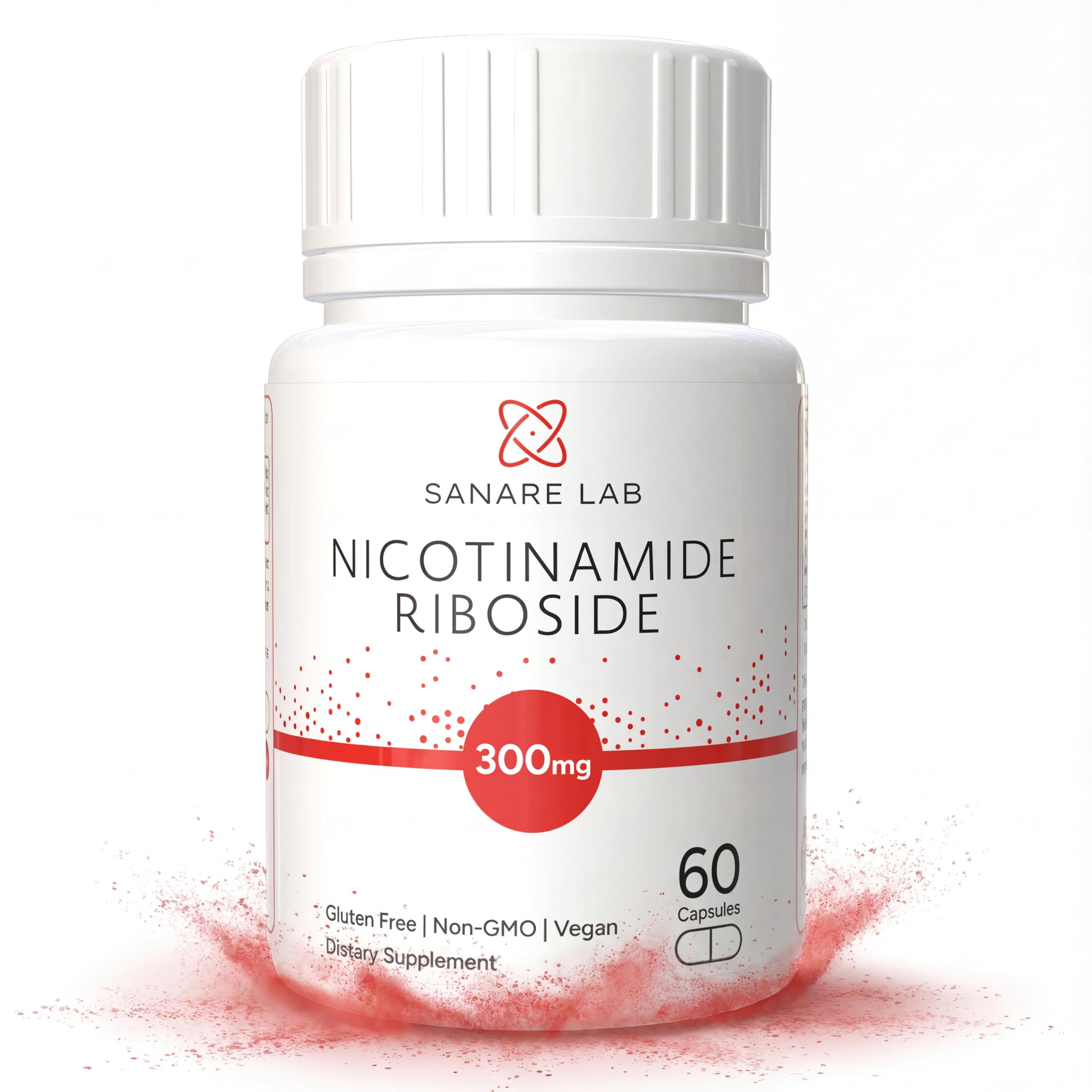 Sanare Lab NAD+ Supplement with Nicotinamide Riboside (NR) 300 mg | Cellular Energy & Metabolism Support | 60 Capsules Sanare Lab buy supplements canada