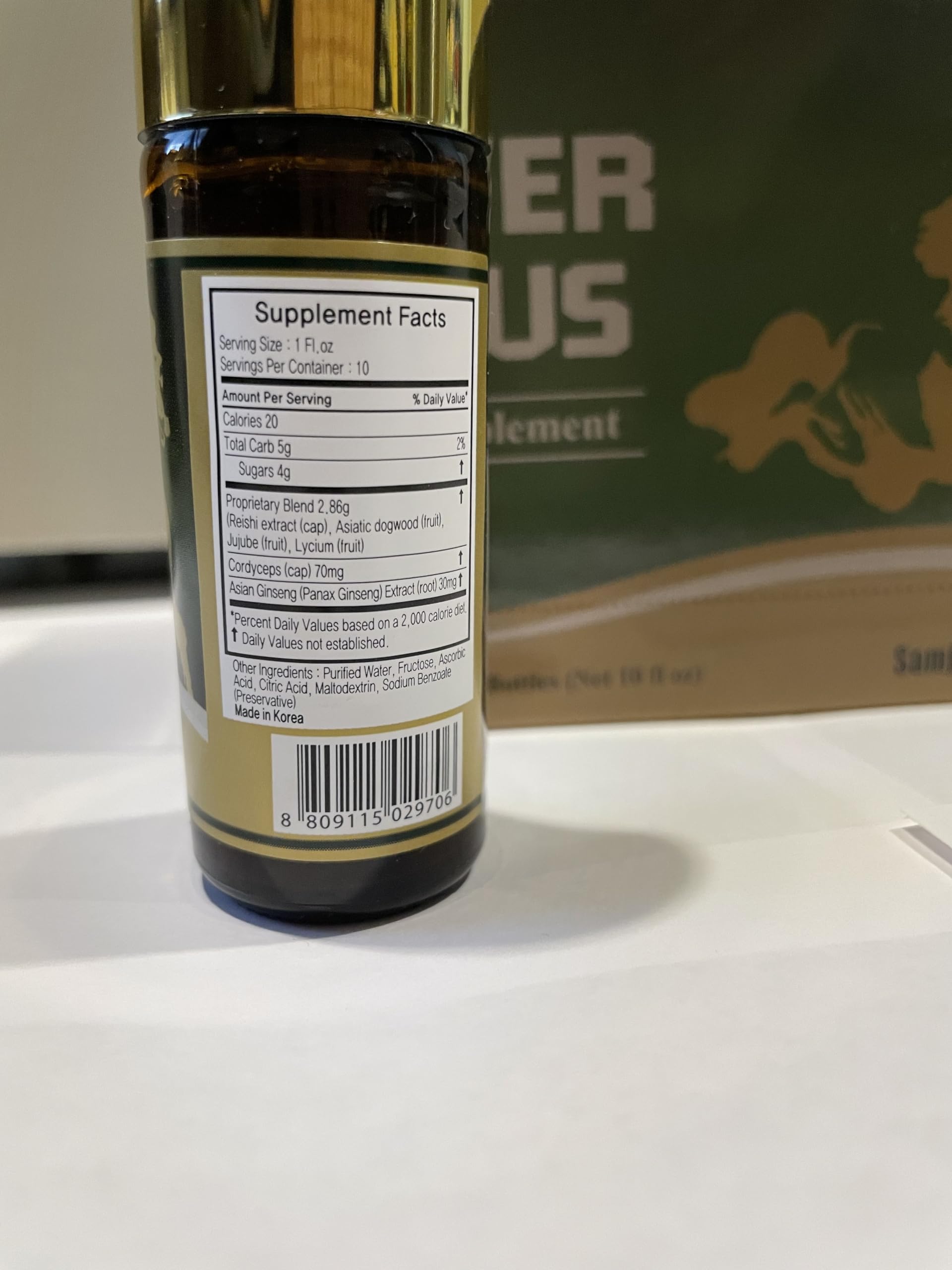 Skydia Power Plus - 10 Bottles Power-Plus Botanical Blend Liquid Supplement (1 FL OZ) Korean Ginseng Extract Ginseng Supplement Natural Men Tonic Ginseng Root Korean Red Ginseng Drops Skydia buy supplements canada