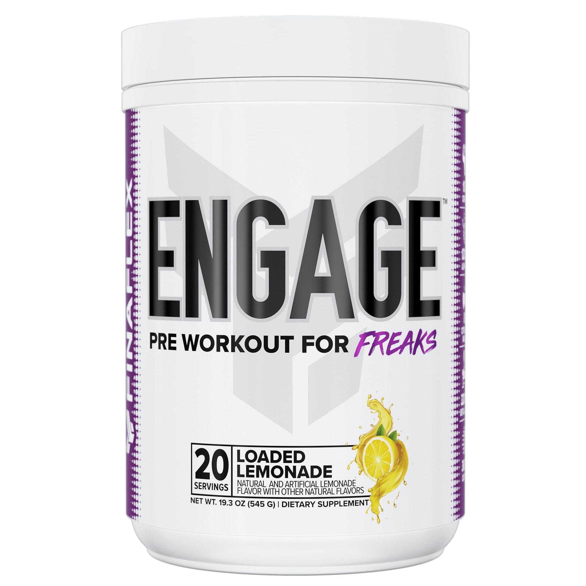 FINAFLEX Engage Pre Workout, Loaded Lemon - Train Harder, Longer & Stronger FINAFLEX buy supplements canada