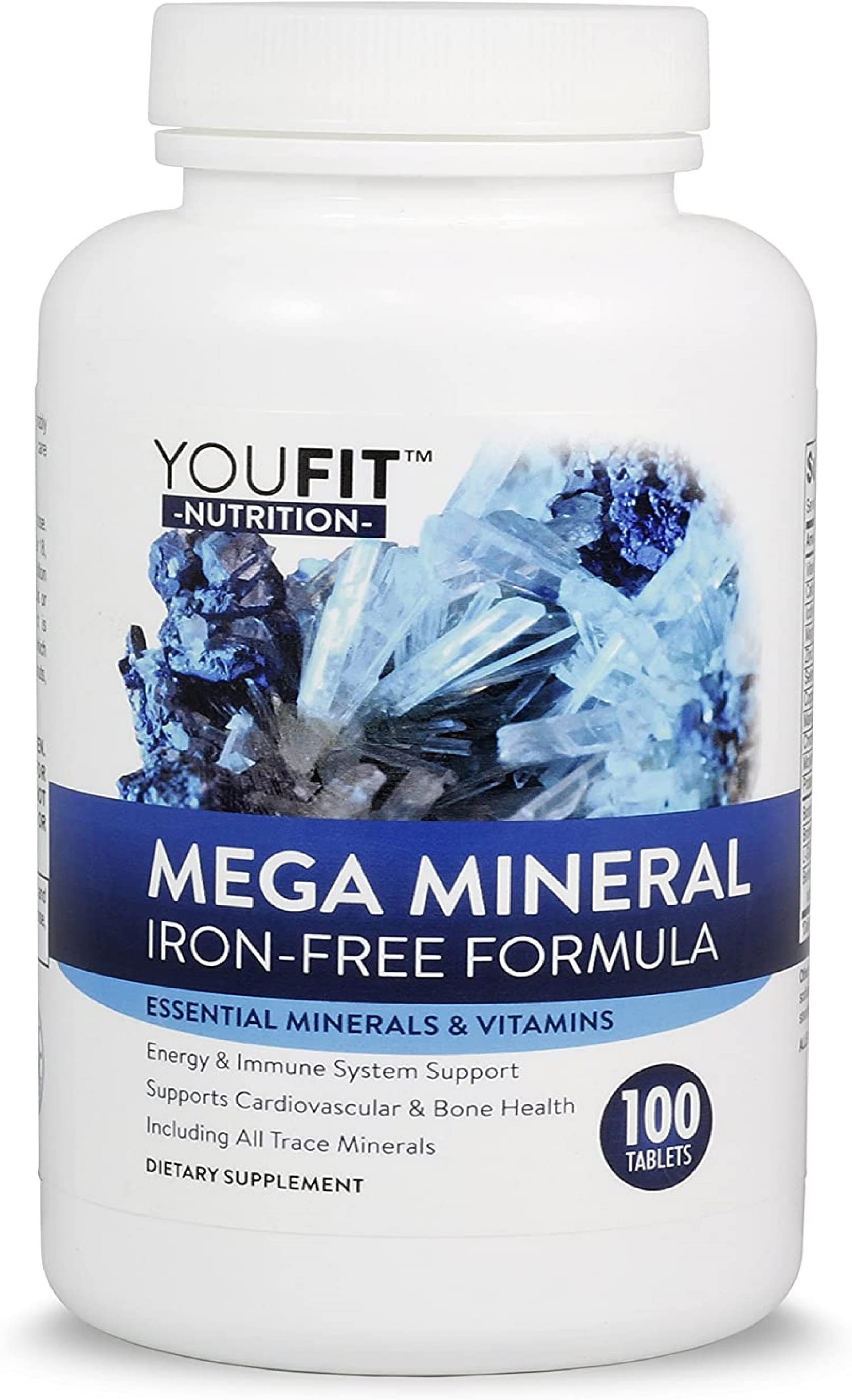 Mega Minerals Supplement by Youfit Nutrition | Trace Minerals | Premium Formula with Source of Minerals and Immune Health Support | Iron Free | All in One YouFit Nutrition buy supplements canada