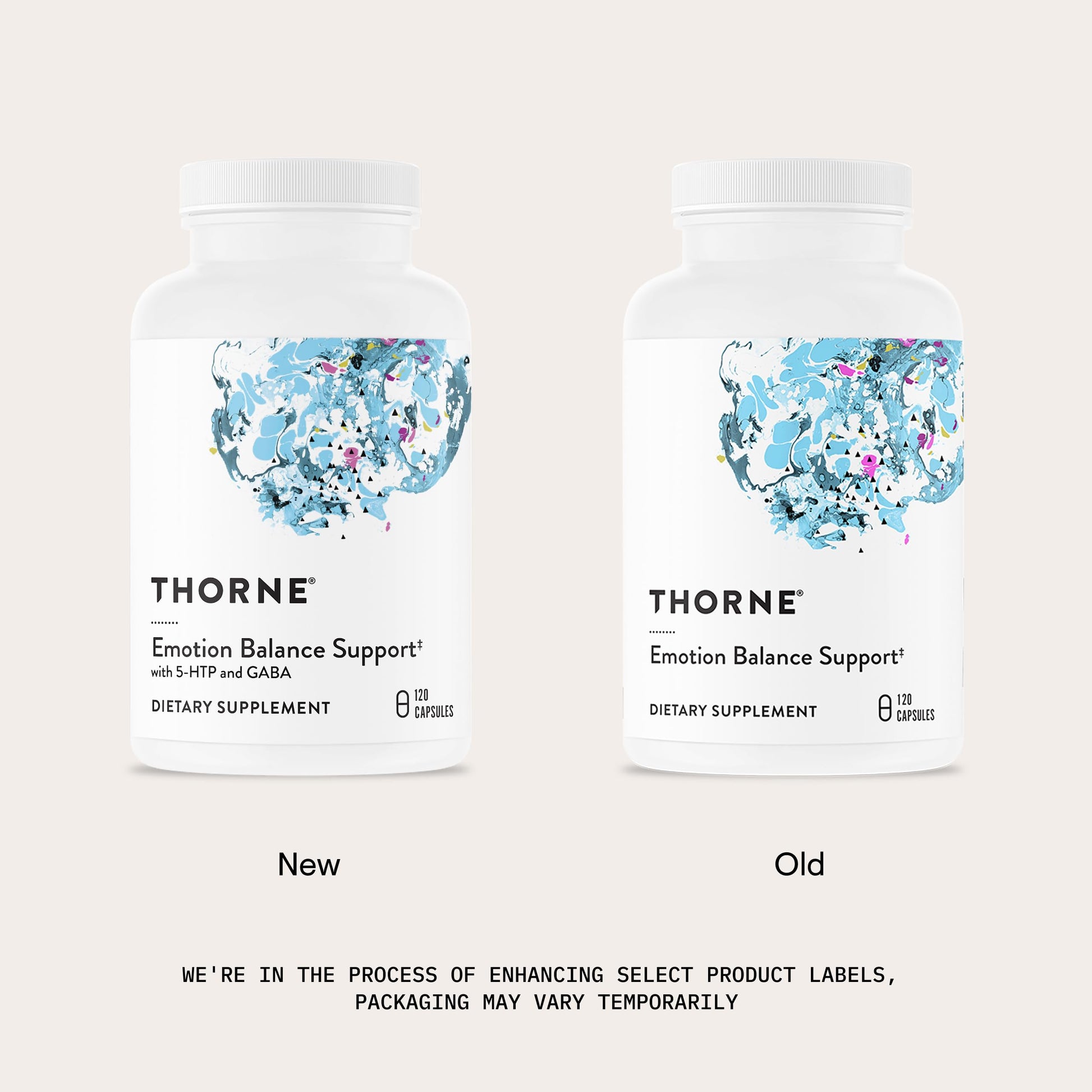 THORNE - Emotion Balance Support - Supports Mood & Stress Management* - Vitamins B6, B12 & C, 5-HTP, GABA, Rhodiola, Folate (5-MTHF) & L-Tyrosine - Third-Party Certified - Gluten-Free - 120 Capsules THORNE buy supplements canada