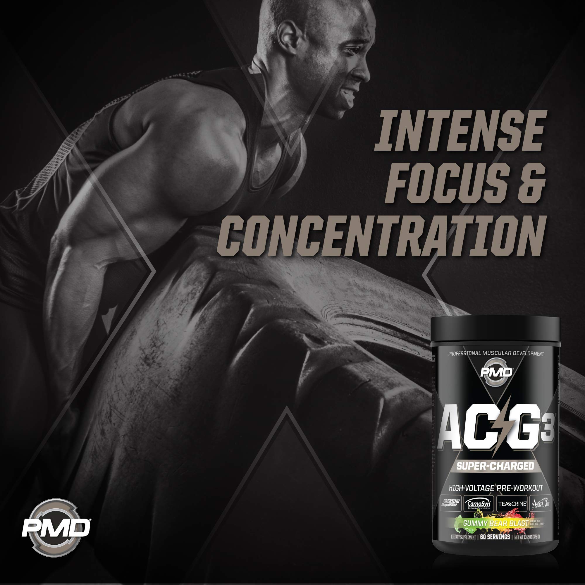 PMD Sports ACG3 Supercharged - Pre Workout - Powerful Strength, High Energy, Maximize PMD buy supplements canada