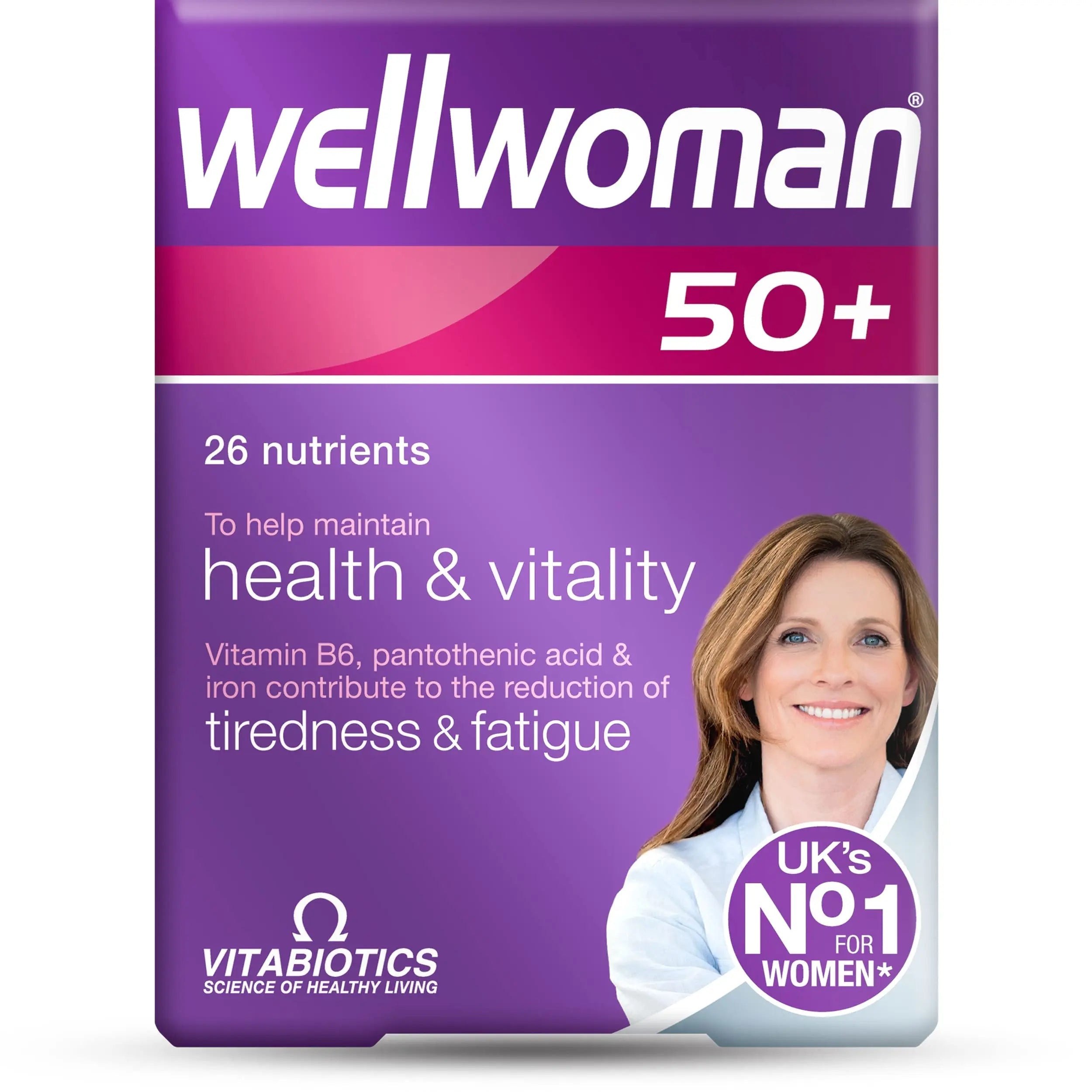 Wellwoman Vitabiotics 50+ 30 Tablets Wellwoman buy supplements canada