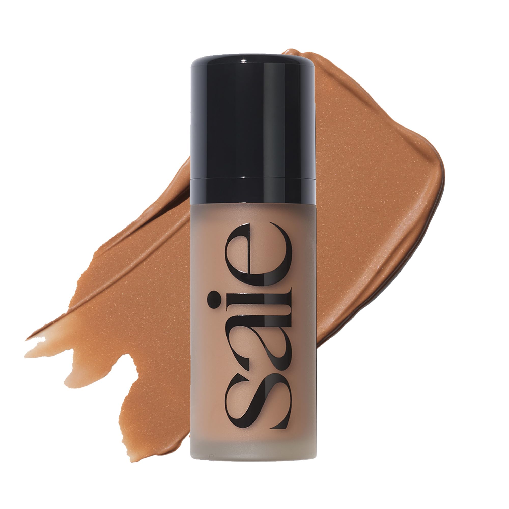 Saie Dew Bronze - Hydrating Liquid Bronzer Stick For a Sun Kissed Glow - Liquid Contour Stick Infused with Nourishing Skin Care Ingredients - Sculpted Face Makeup Essential - Sand (0.4 oz) Saie buy supplements canada