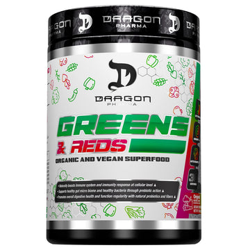 DRAGON PHARMA Greens and Reds, Over 23 Nutritious Superfoods, Reds and Vegetables, Optimal Health and Wellness (30 Servings, Original) DRAGON PHARMA buy supplements canada