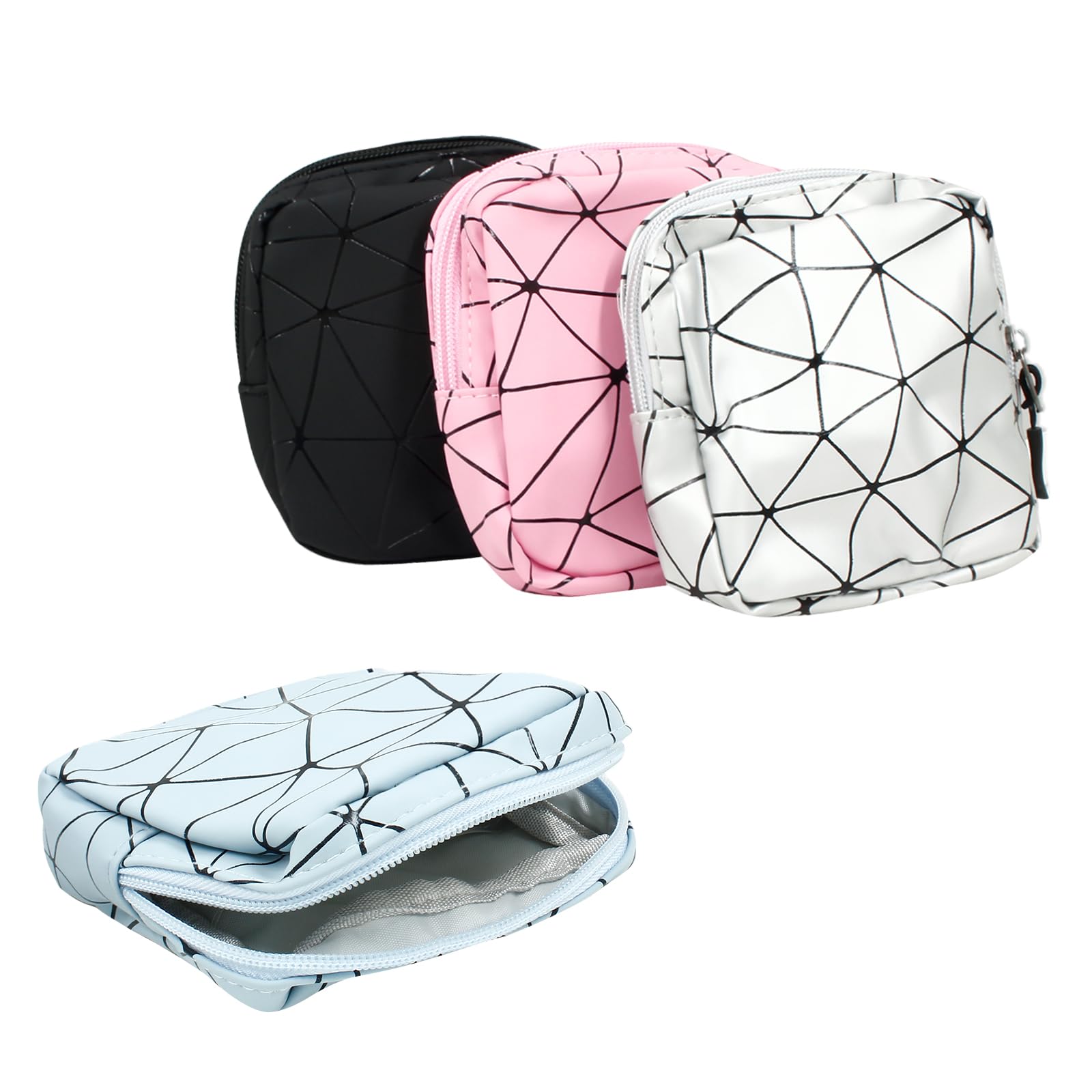 Uenhoy 4 Pcs Sanitary Napkin Storage Bags with Zipper, Portable Waterproof Menstrual Cup Uenhoy buy supplements canada