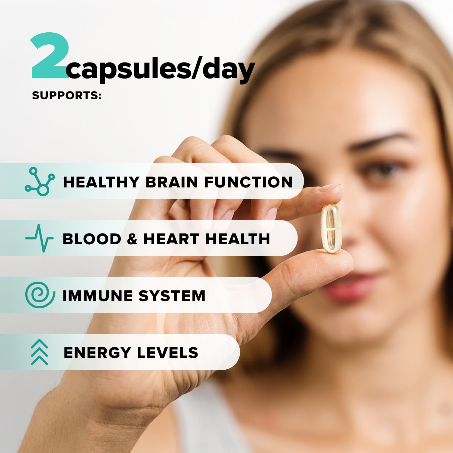 Complement Vegan Omega 3 Supplement- 960mg Omega-3 Fatty Acids, DHA, EPA, SDA, ALA Supplement - Immune Support- 60 Servings, 120 Liquid Capsules Complement buy supplements canada