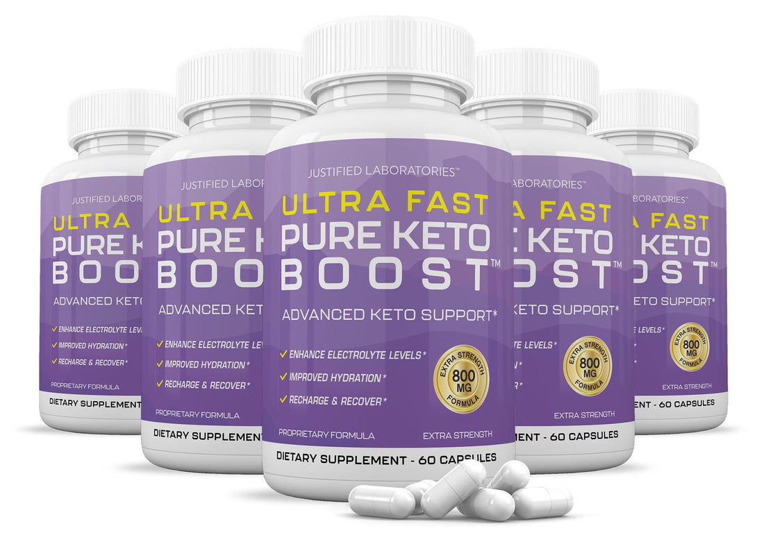 (5 Pack) Ultra Fast Pure Keto Boost Pills 1275MG New & Improved Formula Contains Apple Justified Laboratories buy supplements canada