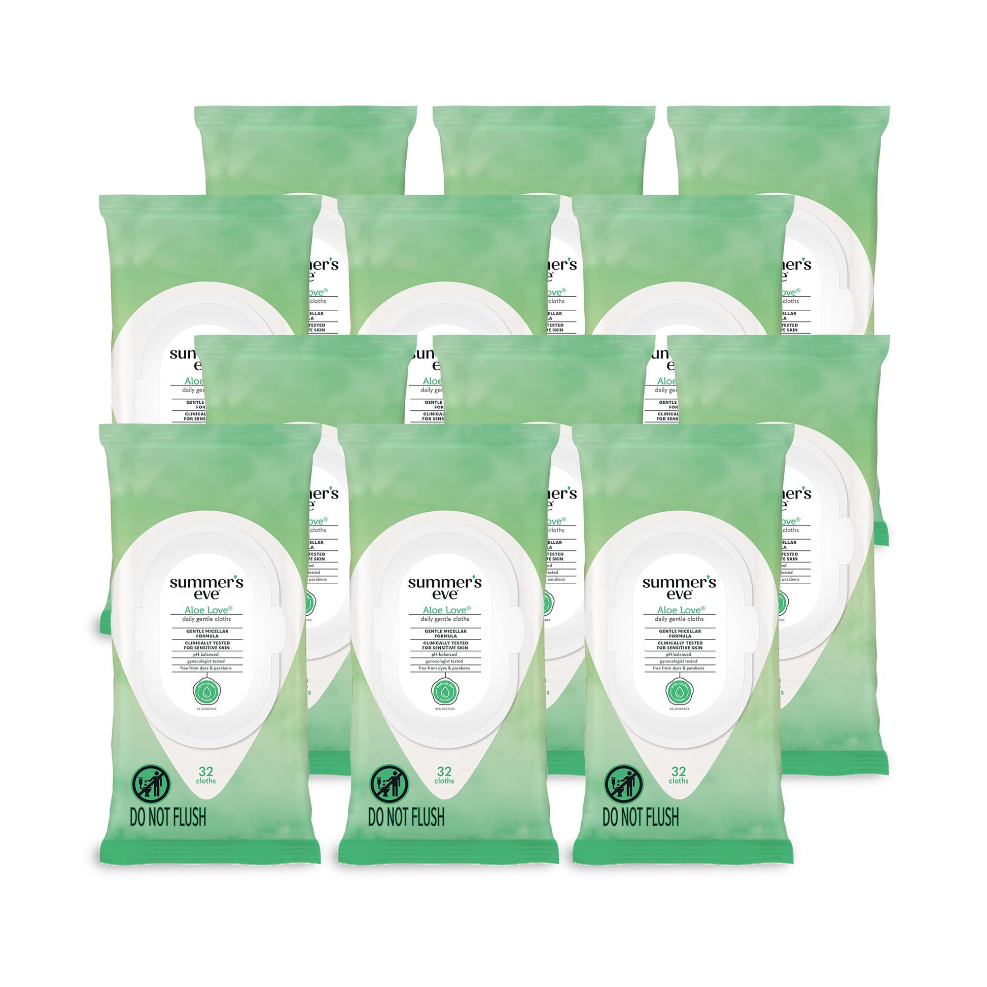 Summer's Eve Aloe Love Gentle Daily Feminine Wipes, Removes Odor, pH balanced, 32 Count, 12 Pack Summer's Eve buy supplements canada