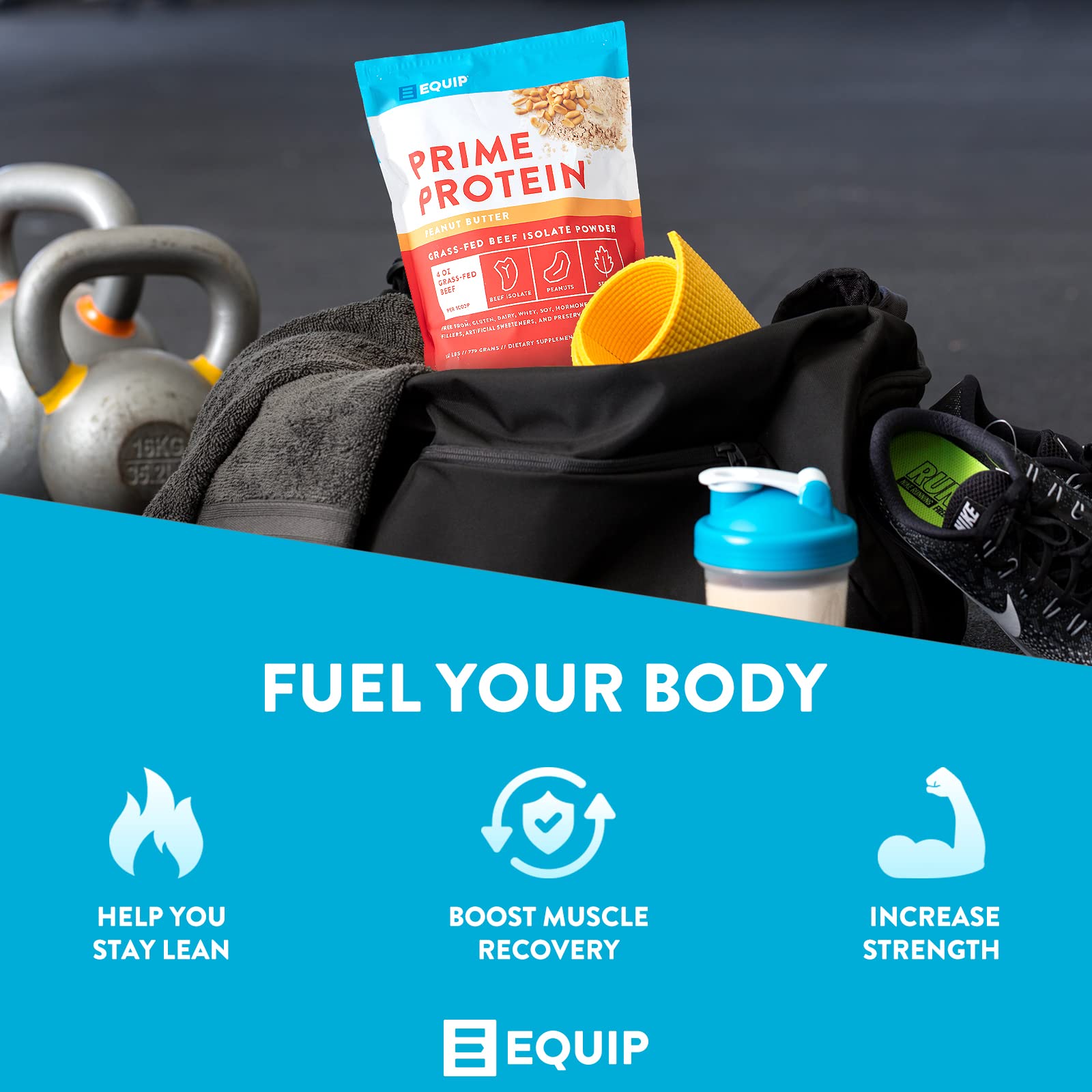 Equip Foods Prime Protein - Grass Fed Beef Protein Powder Isolate - Paleo and Keto Friendly Equip buy supplements canada