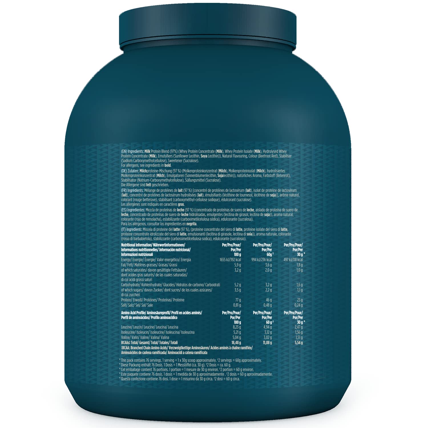 Kinetica Vanilla Whey Protein Powder | 2.27kg | 23g Protein per Serving | 76 Servings Kinetica buy supplements canada