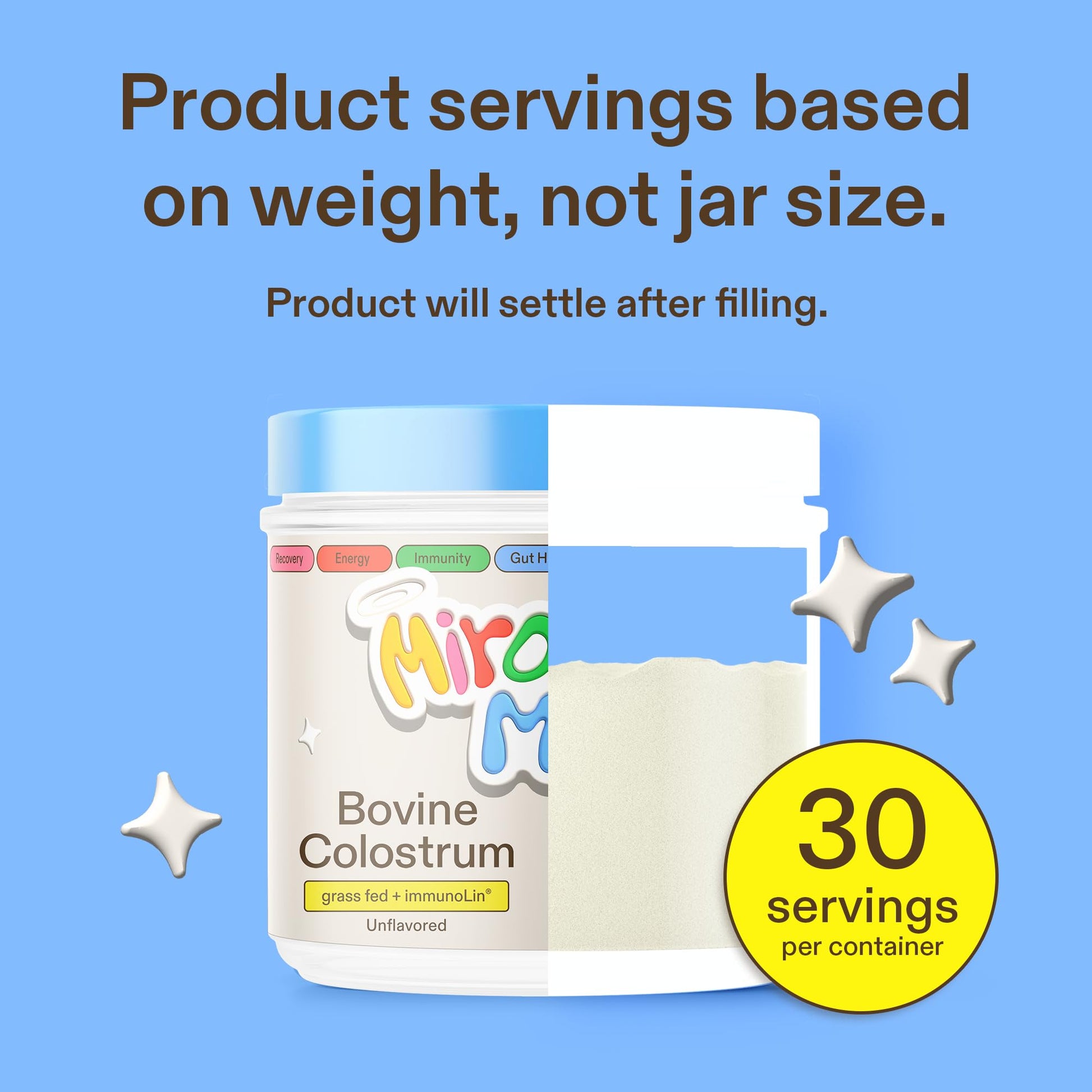 Colostrum Supplement for Gut Health, Hair Growth, Beauty and Immune Support Miracle Moo buy supplements canada