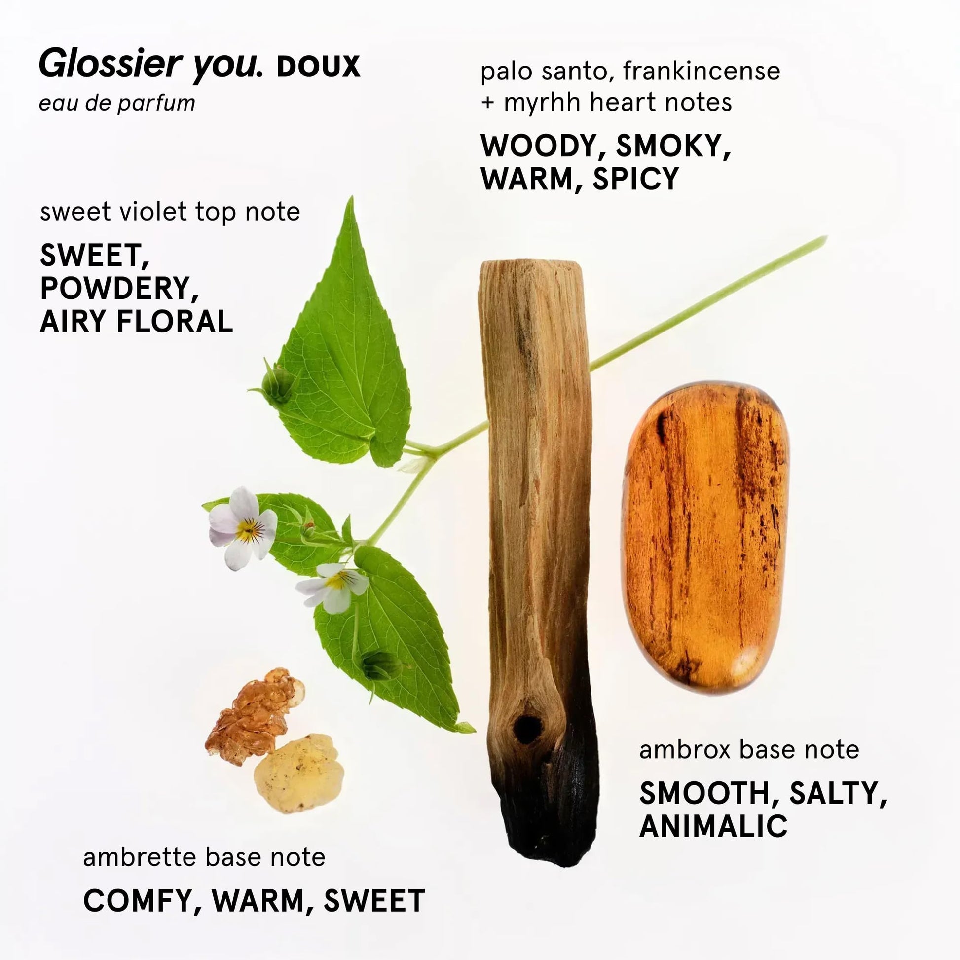 Glossier You Doux Eau de Parfum - Unisex Fragrance for Men & Women, Skin-Scent Enhancer Smells Different on Everyone - Earthy Woody Perfume with Sweet Violet, Palo Santo & Ambrox Base Notes, 100ml Glossier buy supplements canada